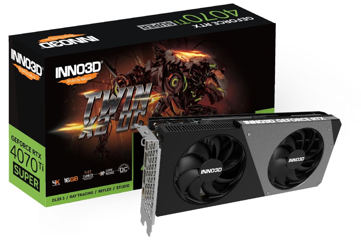 Inno3D GeForce RTX 4070 Ti SUPER TWIN X2 OC 16GB