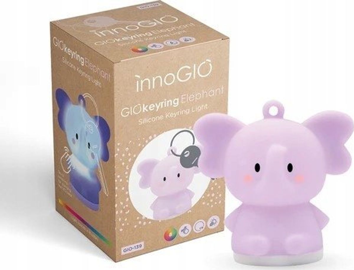 Innogio Keyring Night Light (Mini), Gioelephant, Gio-153