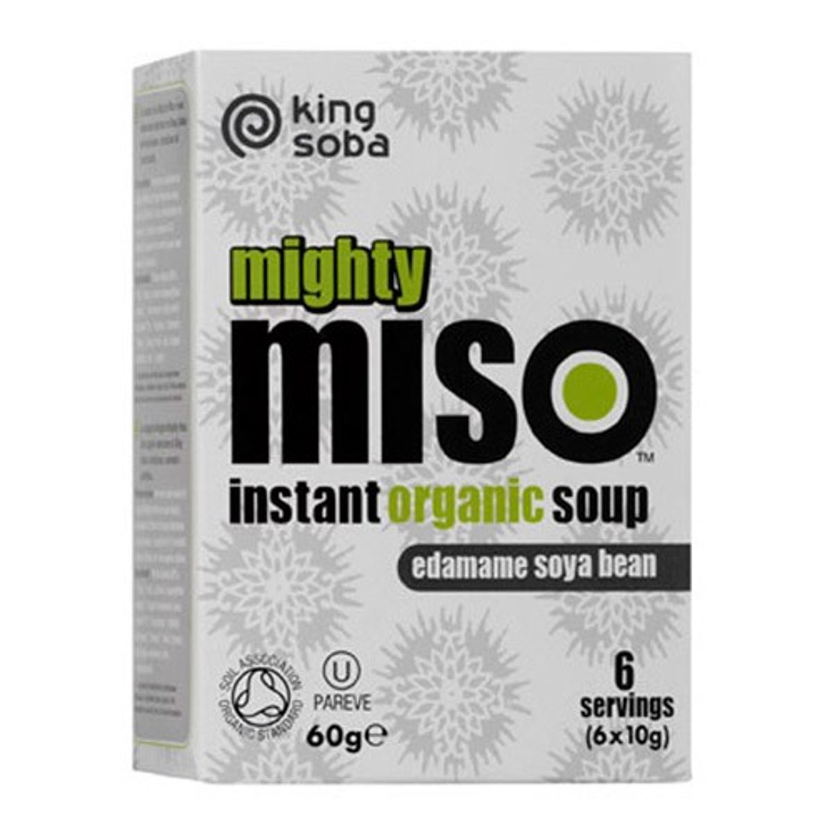 Instant Miso suppe Edamame bønner Økologisk- 60 gr - King Soba