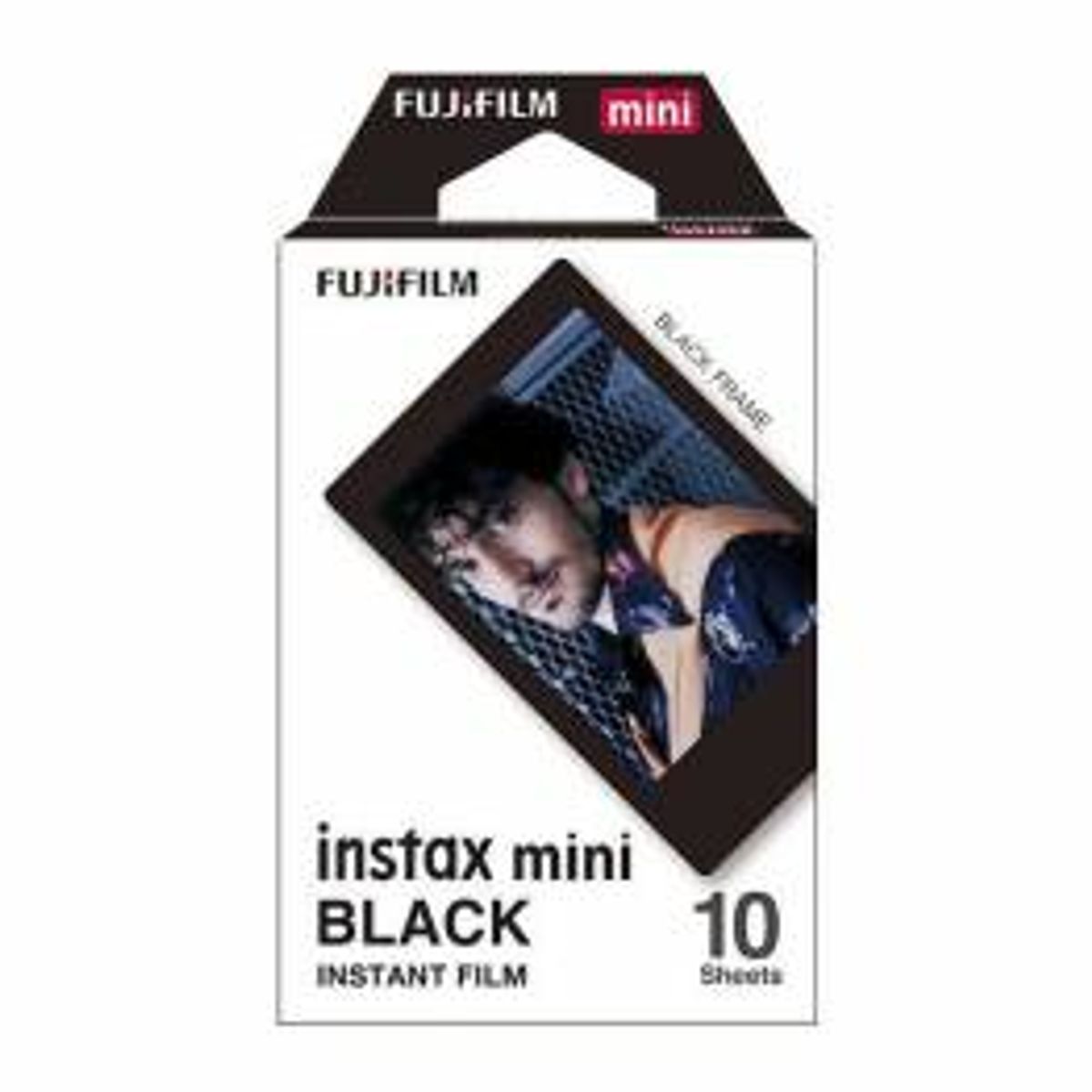 INSTAX Mini film. 10 stykker. Sort