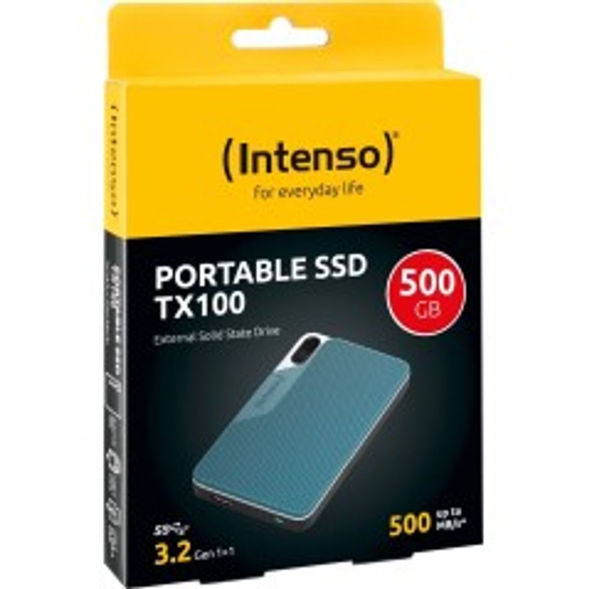 Intenso Solid state-drev TX100 500GB USB 3.2 Gen 1x1