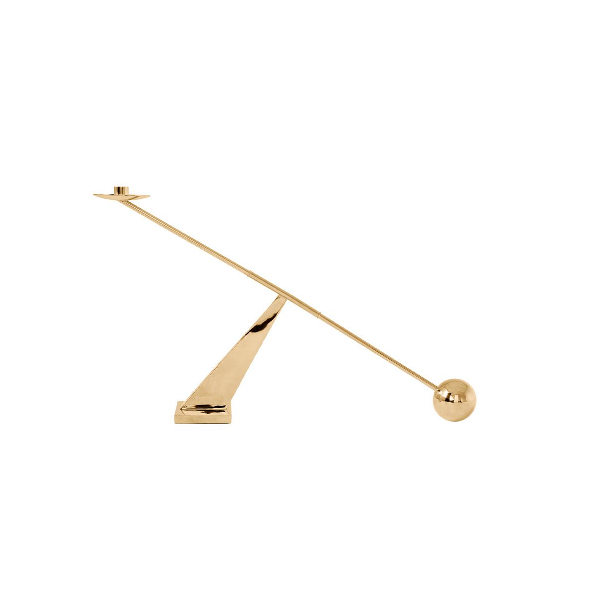 Interconnect Candle Holder, brass fra Audo Copenhagen