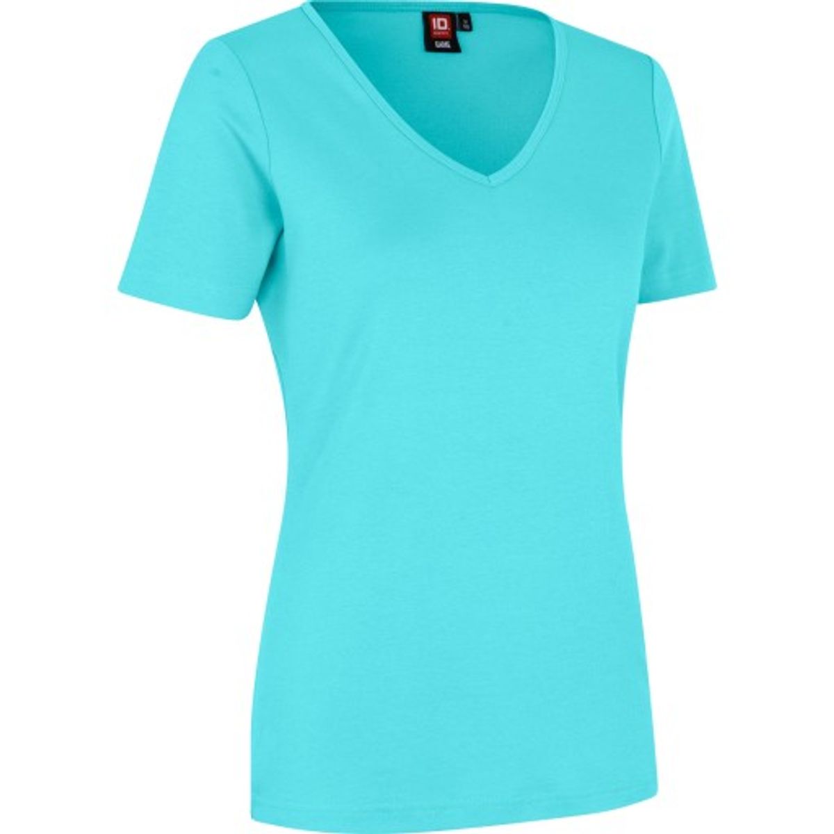 INTERLOCK DAME T-SHIRT| V-HALS