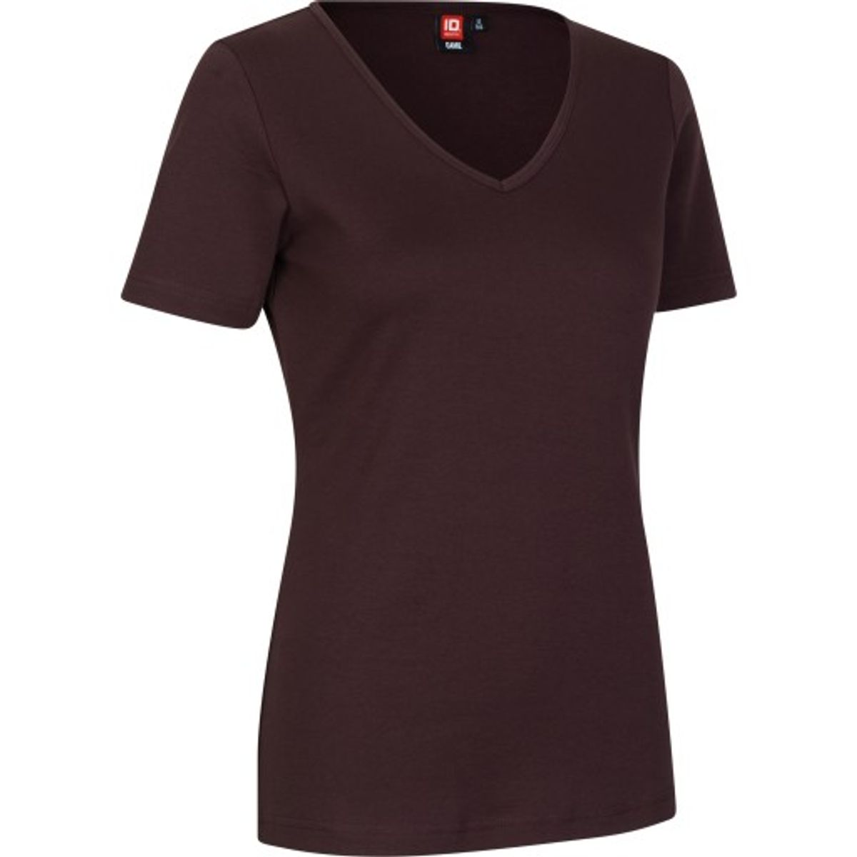 INTERLOCK DAME T-SHIRT| V-HALS