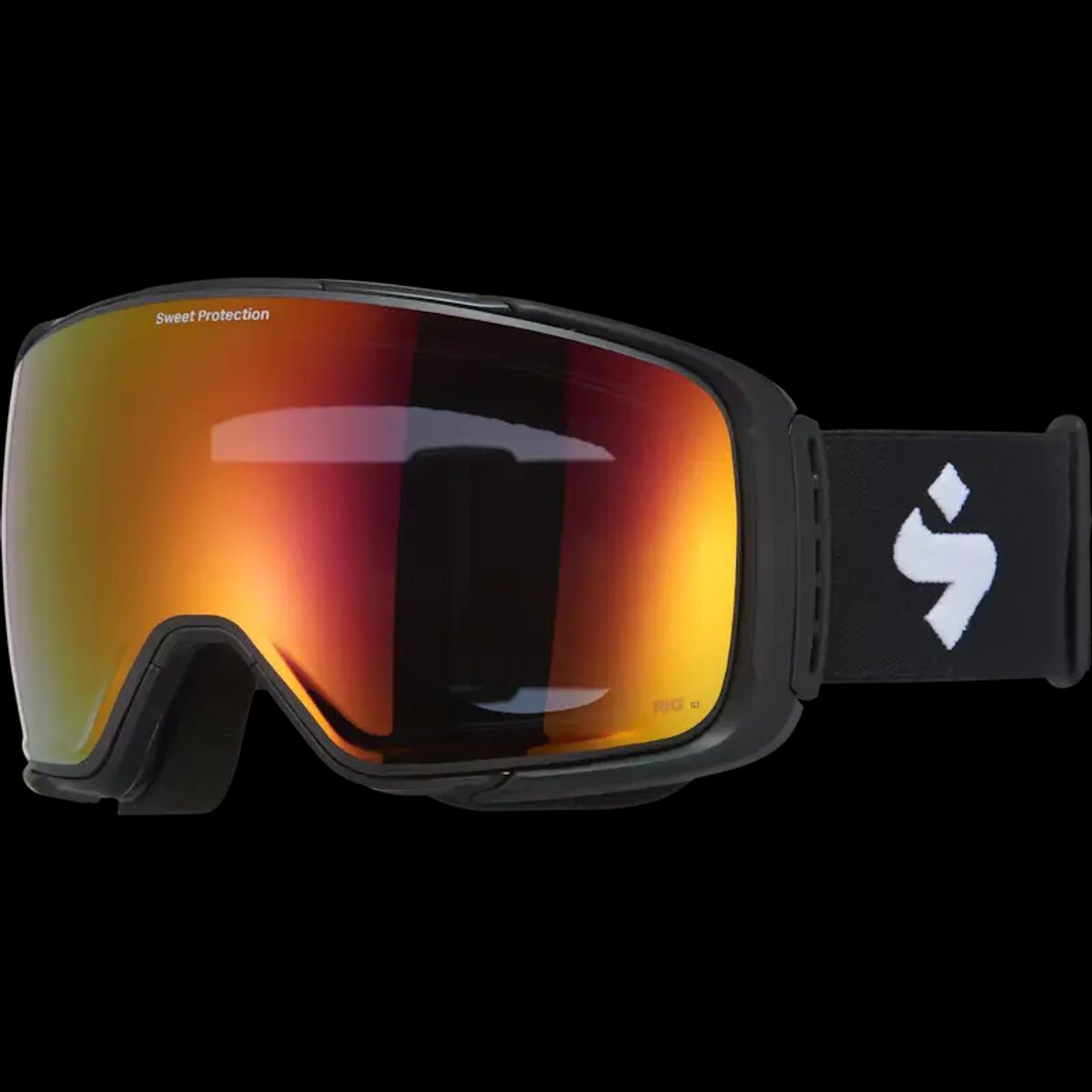 Interstellar RIG® Reflect Goggles Crystal inkl. Ekstra Linse, Matte Black/RIG Topaz