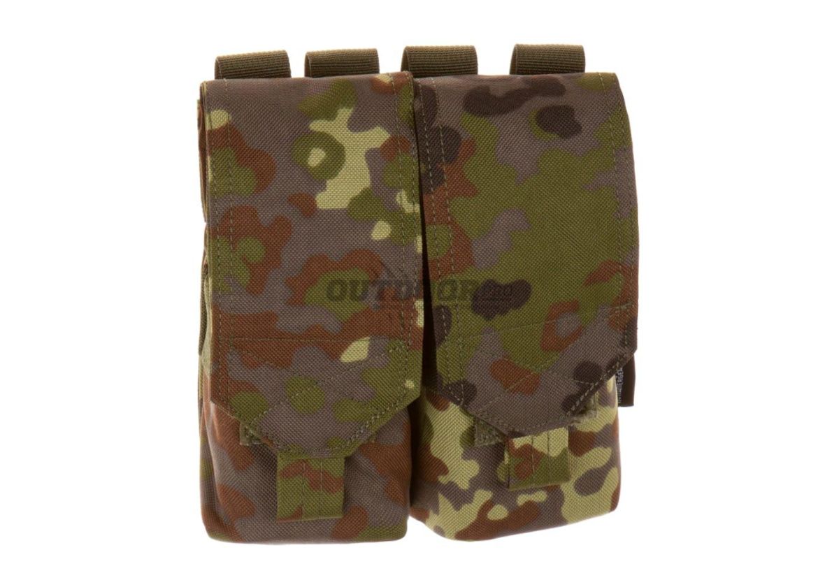 Invader Gear 5.56 2x Double Mag Pouch Flecktarn