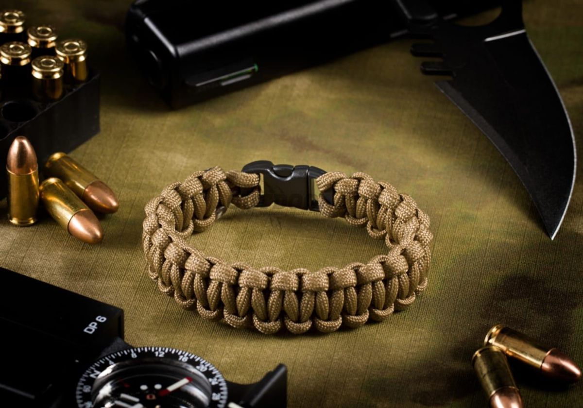 Invader Gear Paracord Bracelet Compact Coyote