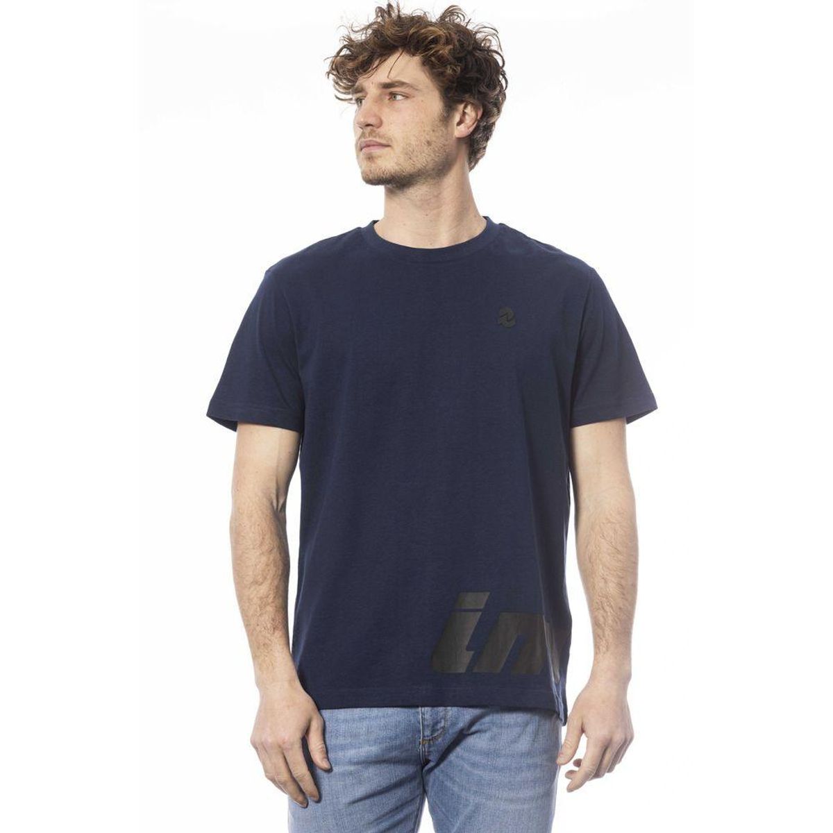 Invicta Blue Crew Neck Cotton Tee