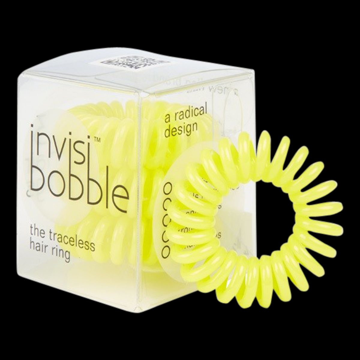 Invisibobble spiral hårelastikker 3 stk., Gul