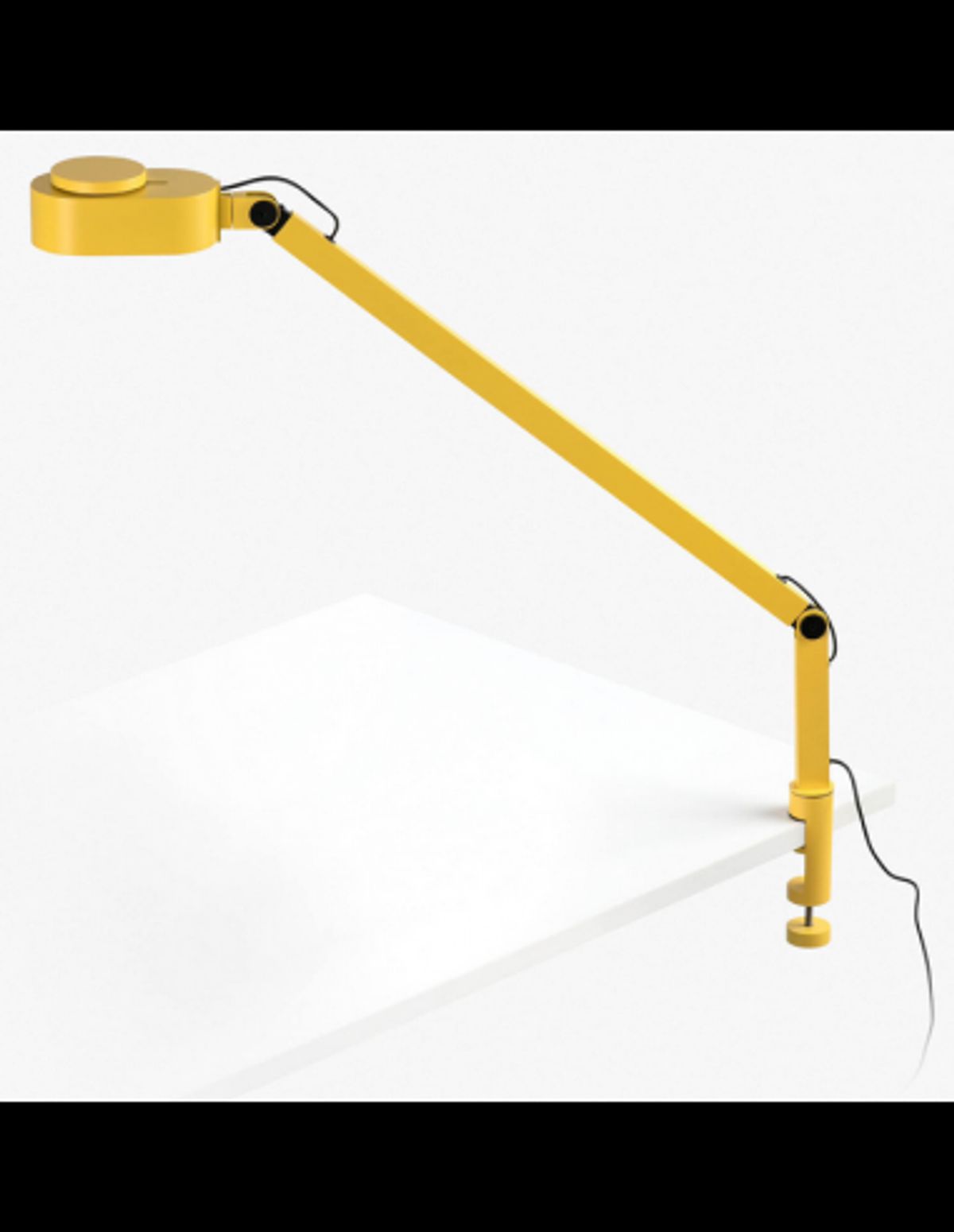 INVITING Bordlampe med flexarm H86 cm 6W SMD LED - Gul