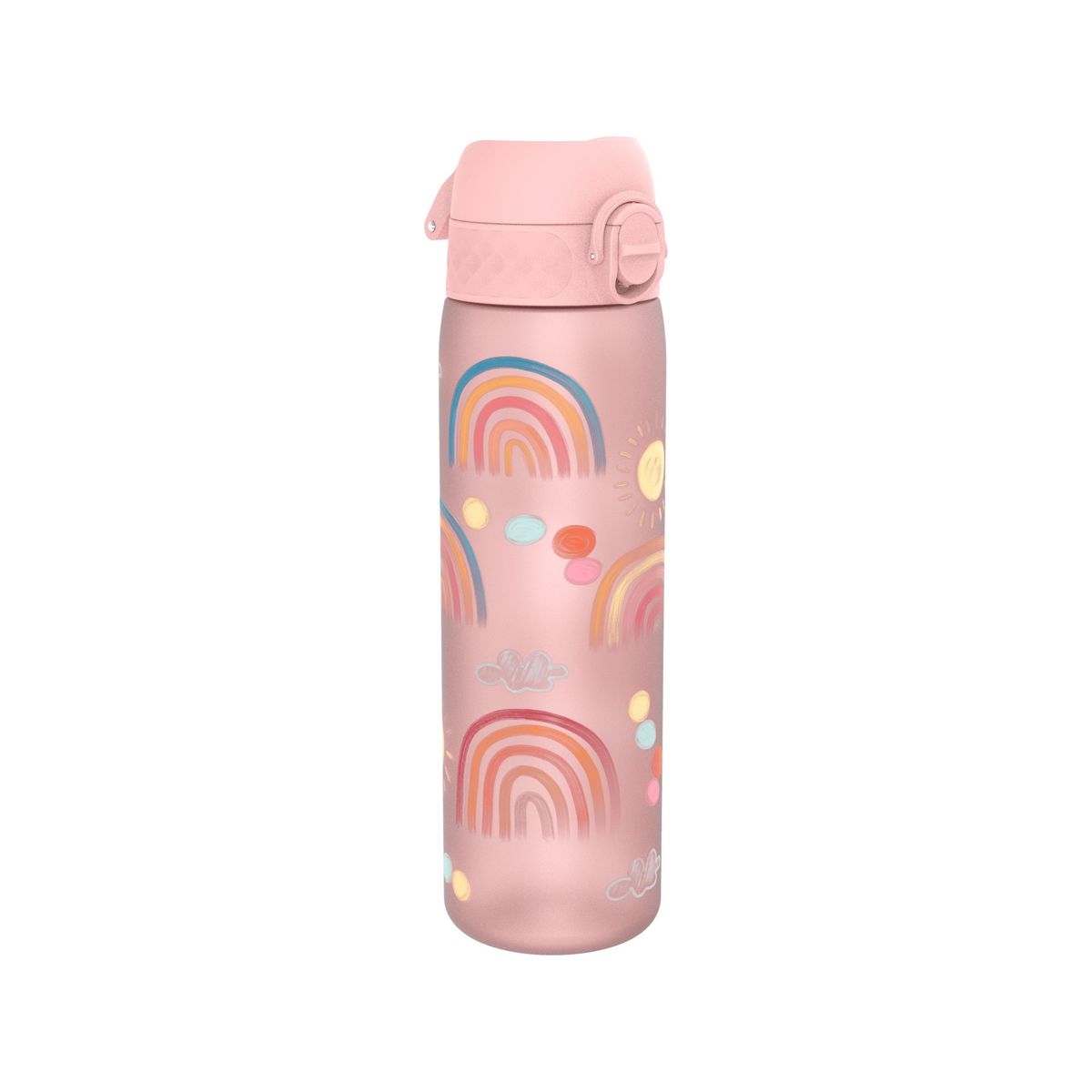 Ion8 Leak Proof Slim Water Bottle, Rainbows, 500Ml, I8rf500pprainb2