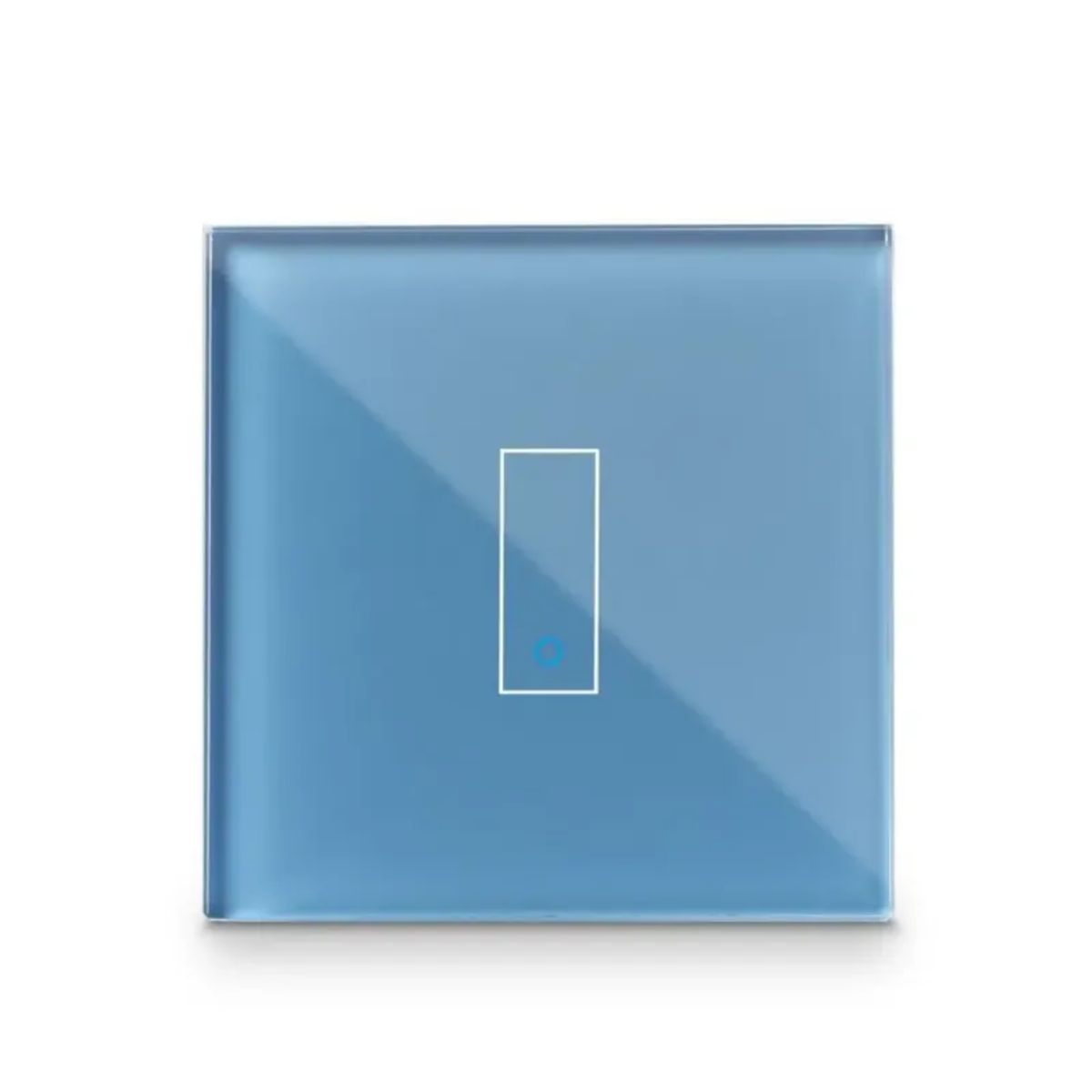 Iotty Smart Switch single button faceplate - Design your own smart switch Colour: Cyan