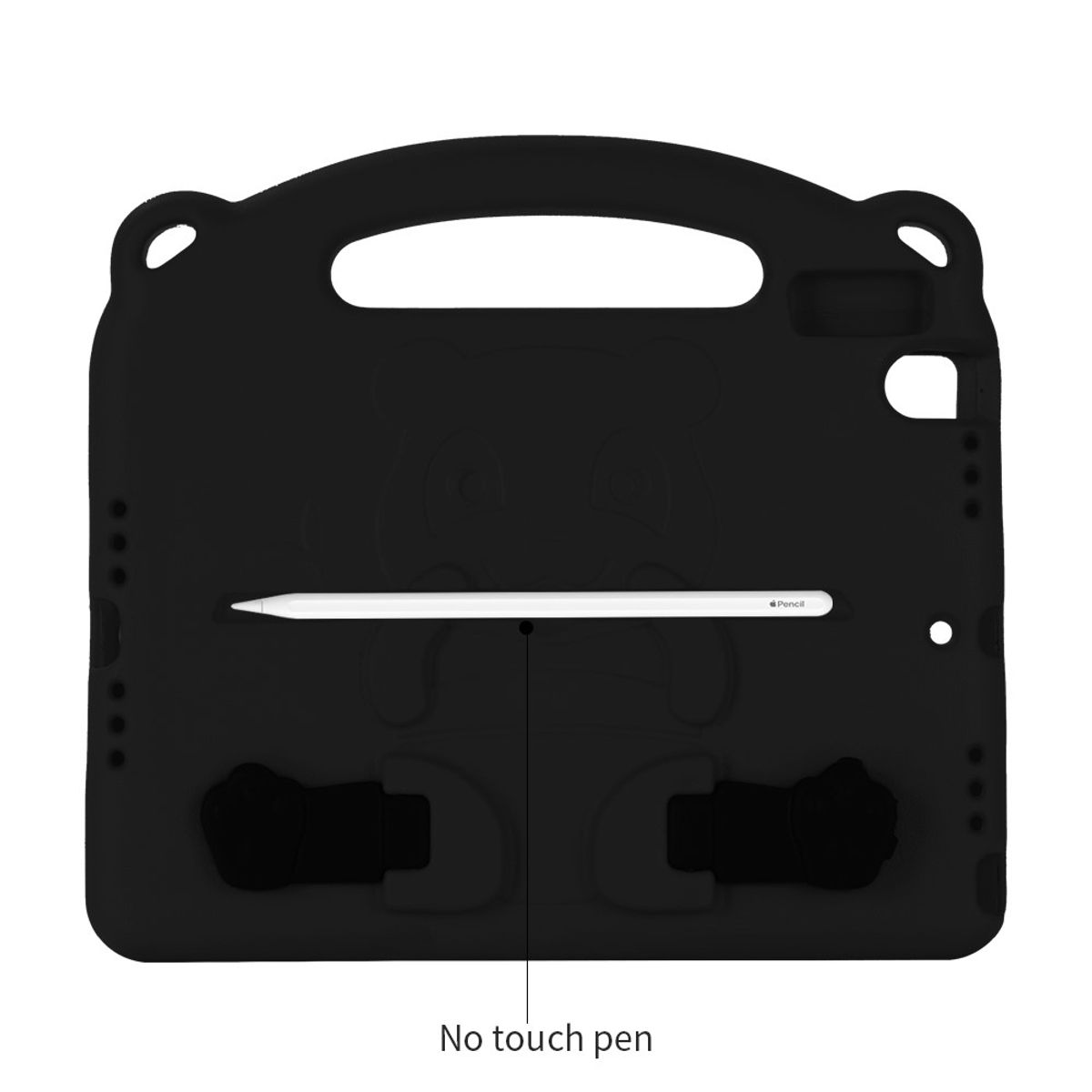 iPad 10.2 (2019/2020/2021) - EVA Panda Shockproof cover - Sort