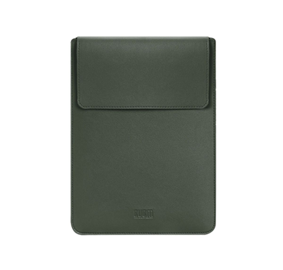 iPad 10.2" 7/8/9 (2019/2020/2021) BUBM® - Vertigo Læder Sleeve / Cover - Mørkegrøn