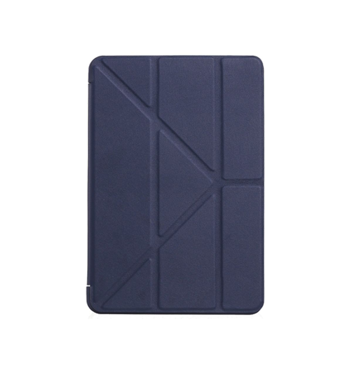 iPad 10.2" 7/8/9 (2019/2020/2021) Orgami Trifold Læder Cover M. Stander - Navy