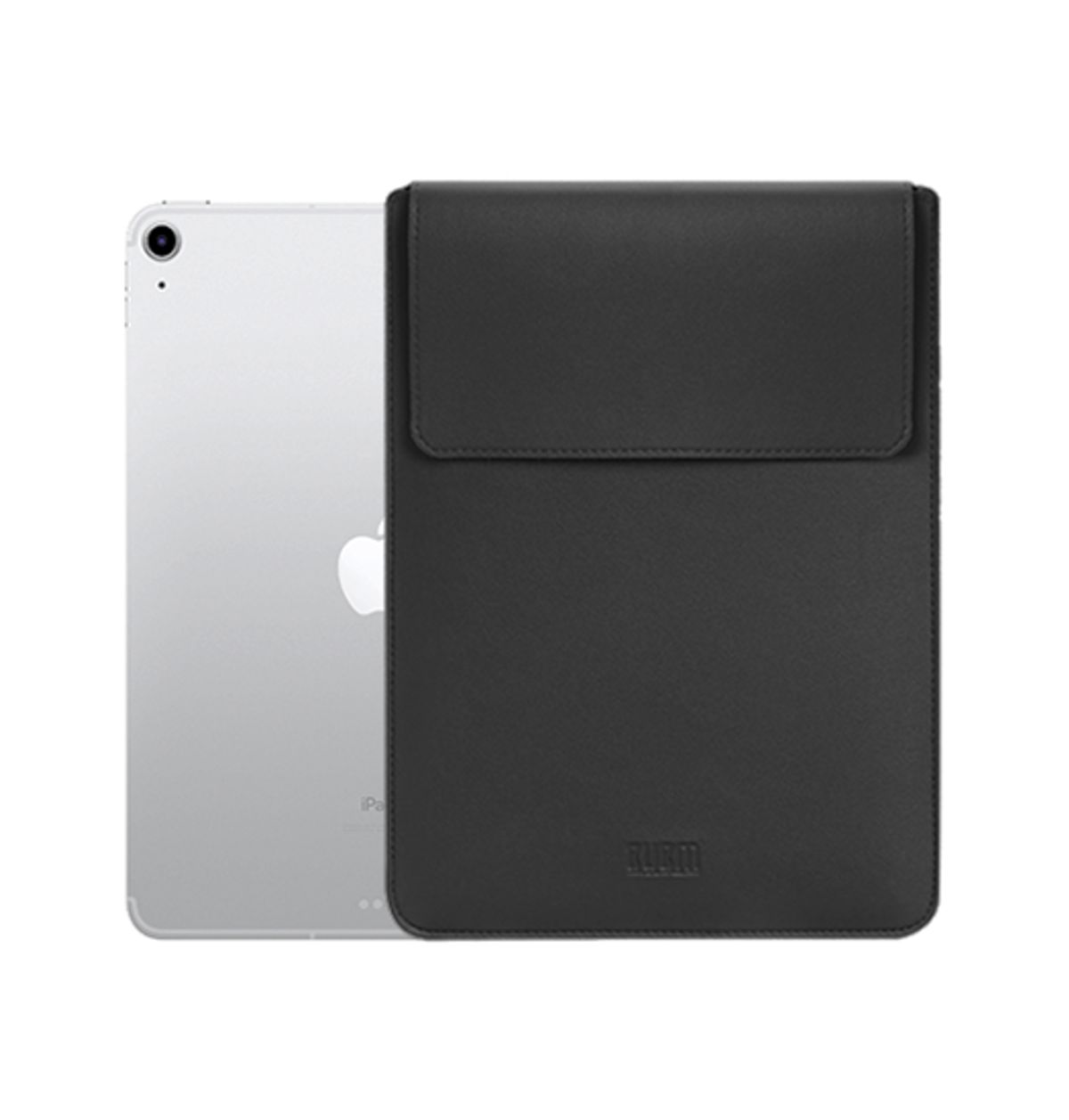 iPad 10.9" 2022 (10th gen) - BUBM® - Vertigo Læder Sleeve / Cover - Sort