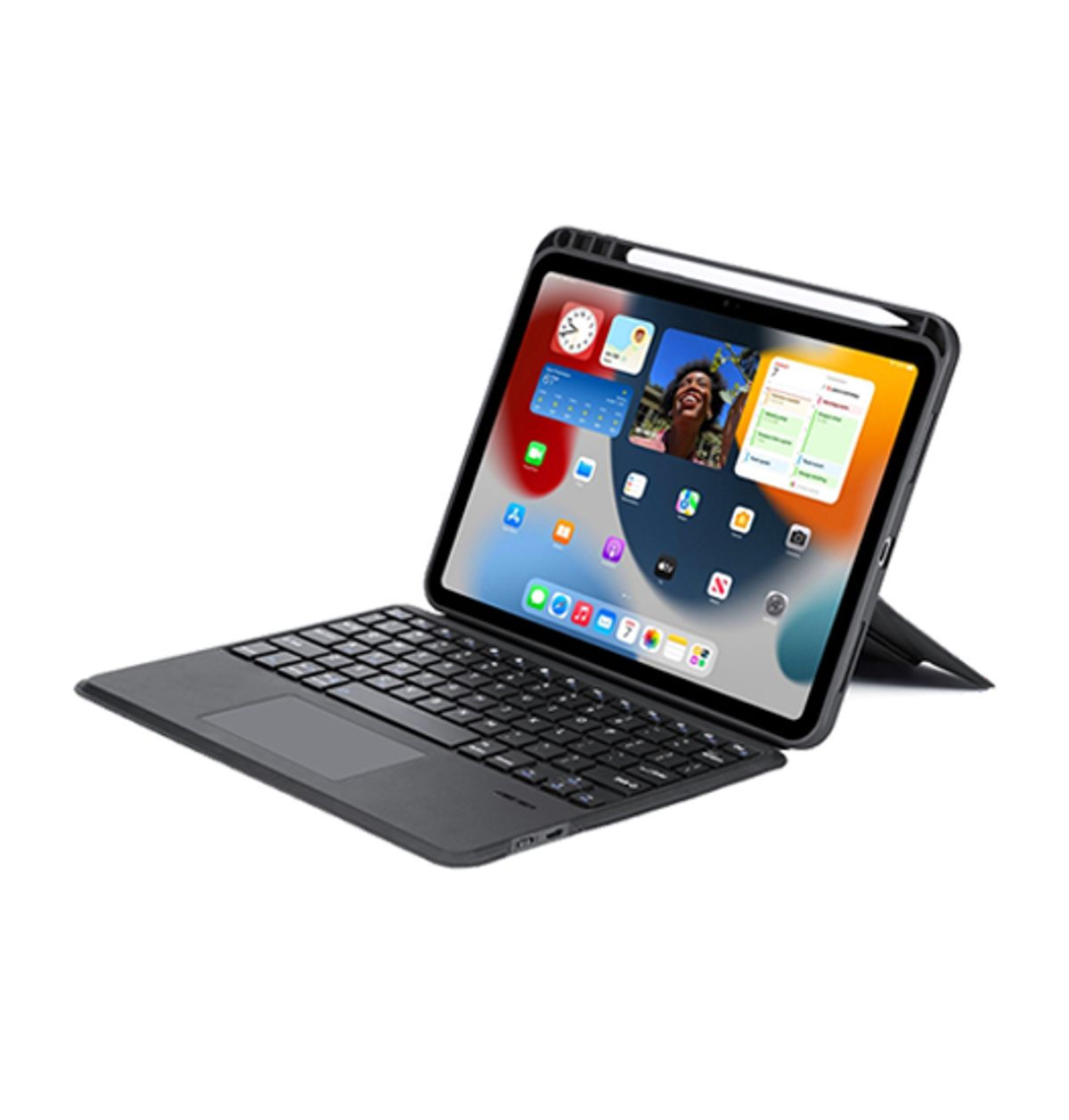 iPad 10.9" 2022 (10th gen) - DUX DUCIS&trade; Cover M. Magnetisk Trådløs Tastatur - Sort