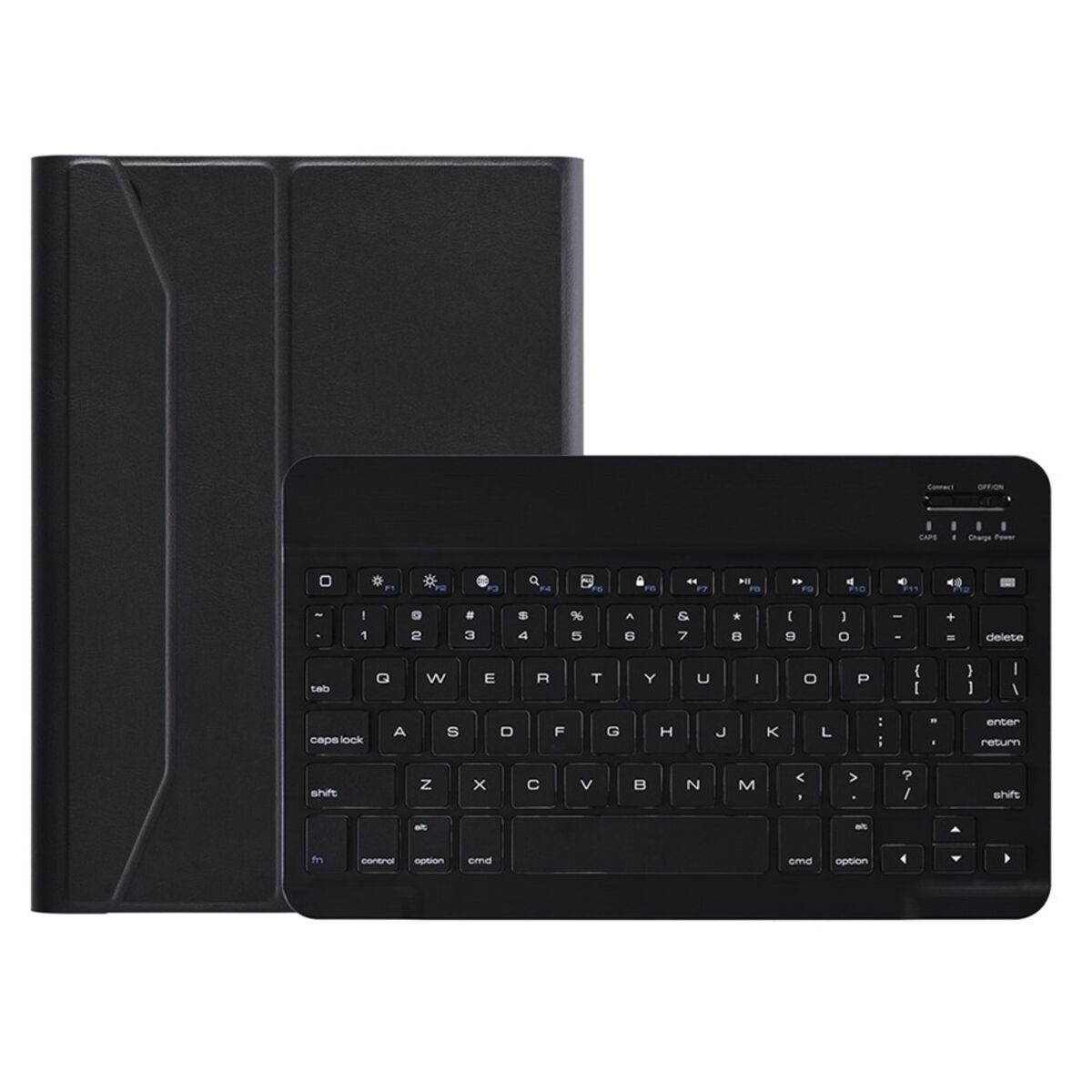 iPad Air 10.5 (2019) - Bluetooth/trådløs Tastatur DANSK layout m/aftagelig etui/cover - Sort