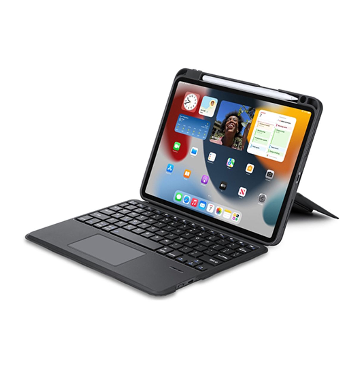 iPad Air 11" (2024) - DUX DUCIS&trade; Cover M. Magnetisk Trådløs Tastatur - Sort