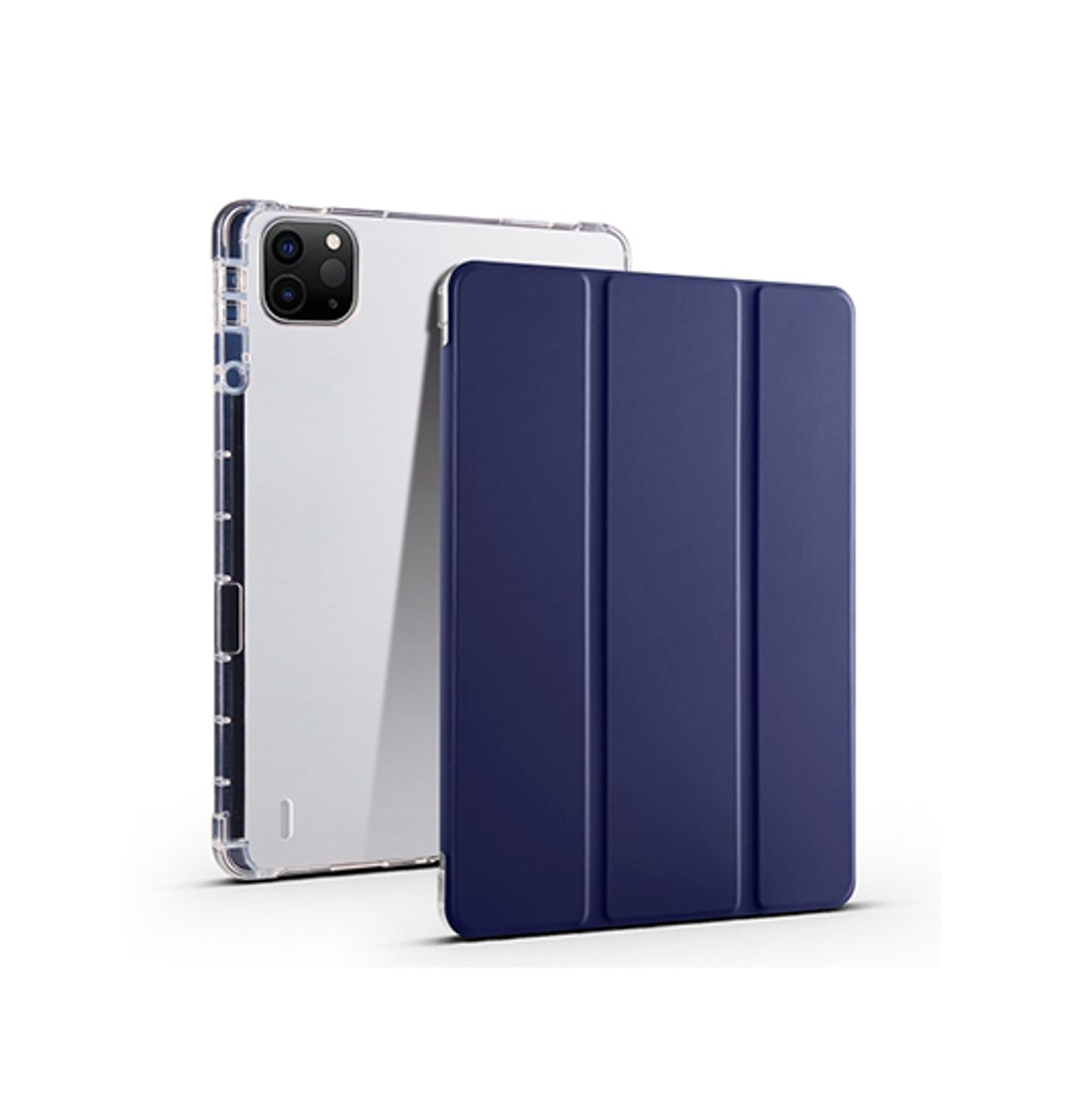 iPad Air 11" (2024) - LUX&trade; Trifold Hybrid Cover - Navy