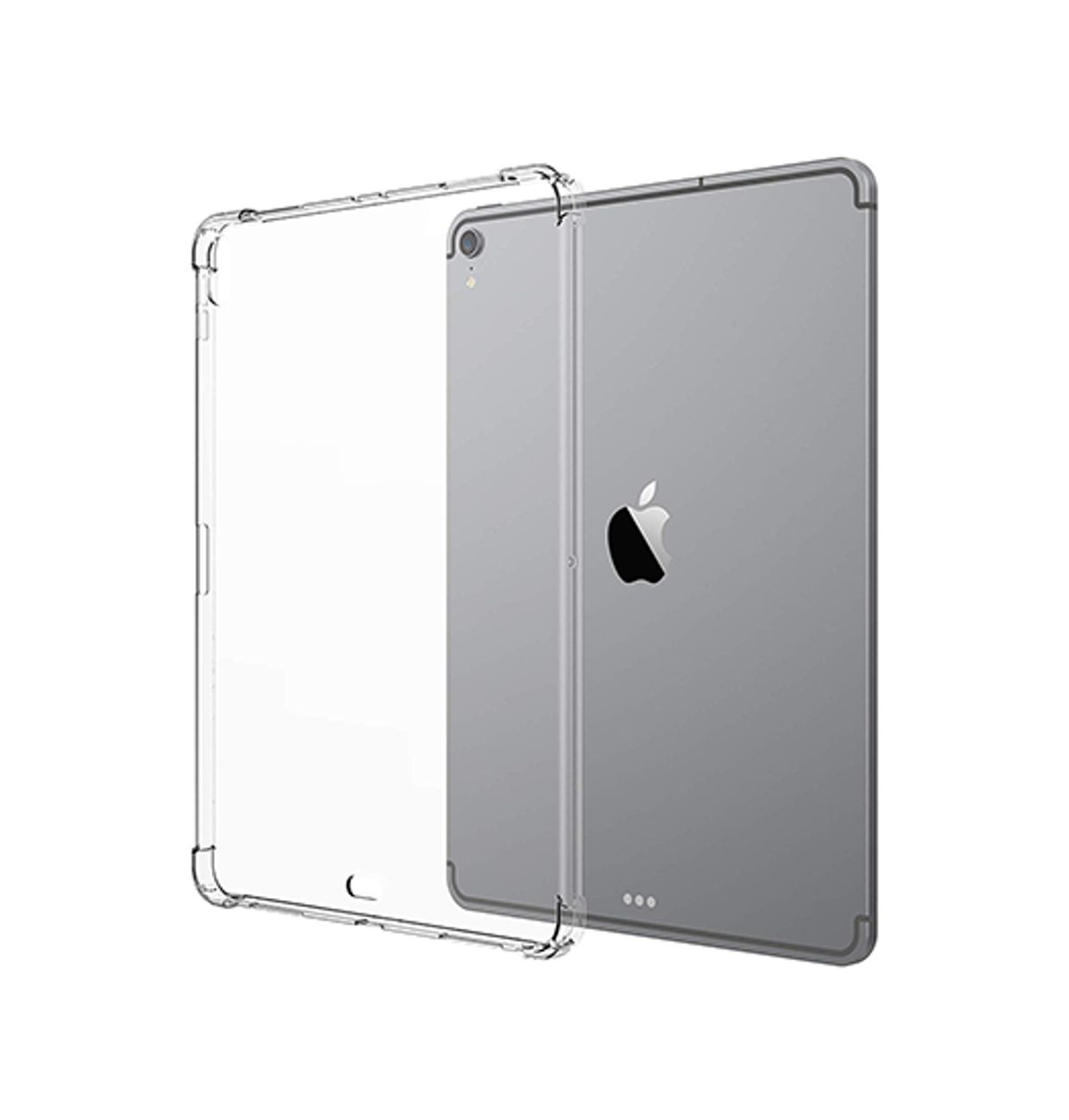 iPad Air 4/5 (2020/2022) - Silent Stødsikker Silikone Cover - Gennemsigtig