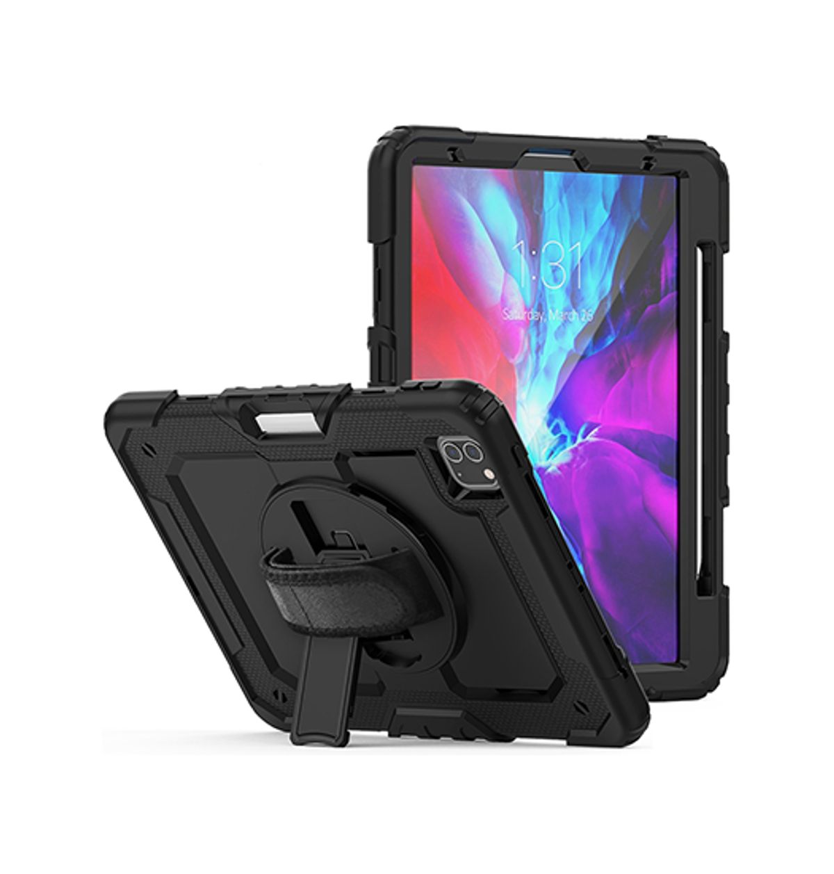 iPad Air 4/5 (2020/2022) - ToughCase&trade; 360° Håndværker Cover - Sort