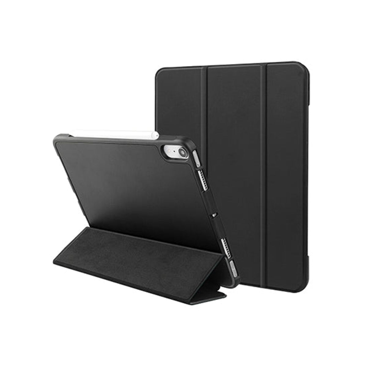 iPad Mini (2021/2024) - LUX&trade; Smart Trifold Silikone Cover - Sort