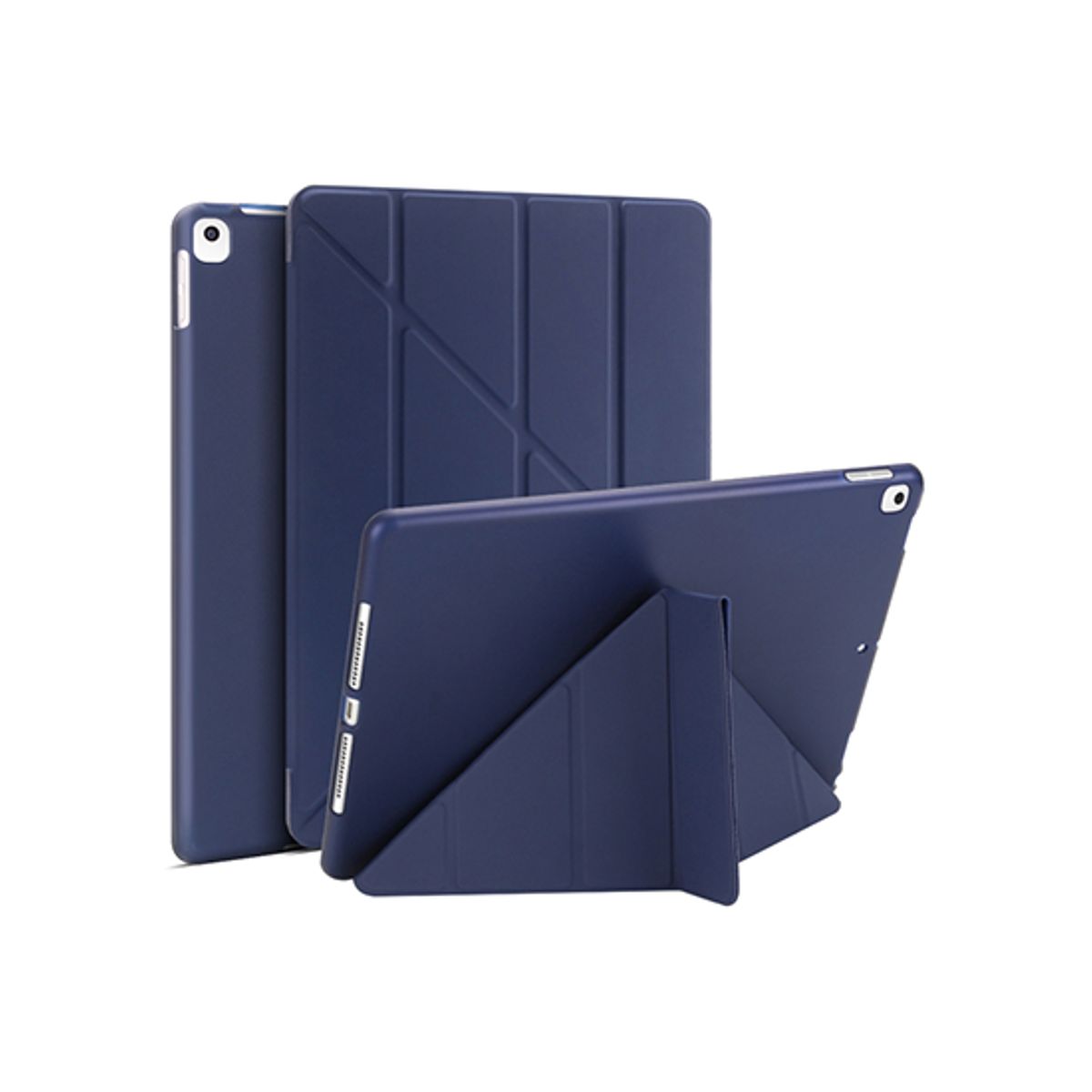 iPad Pro 10.5" (2017) - Orgami Trifold Læder Cover M. Stander - Navy