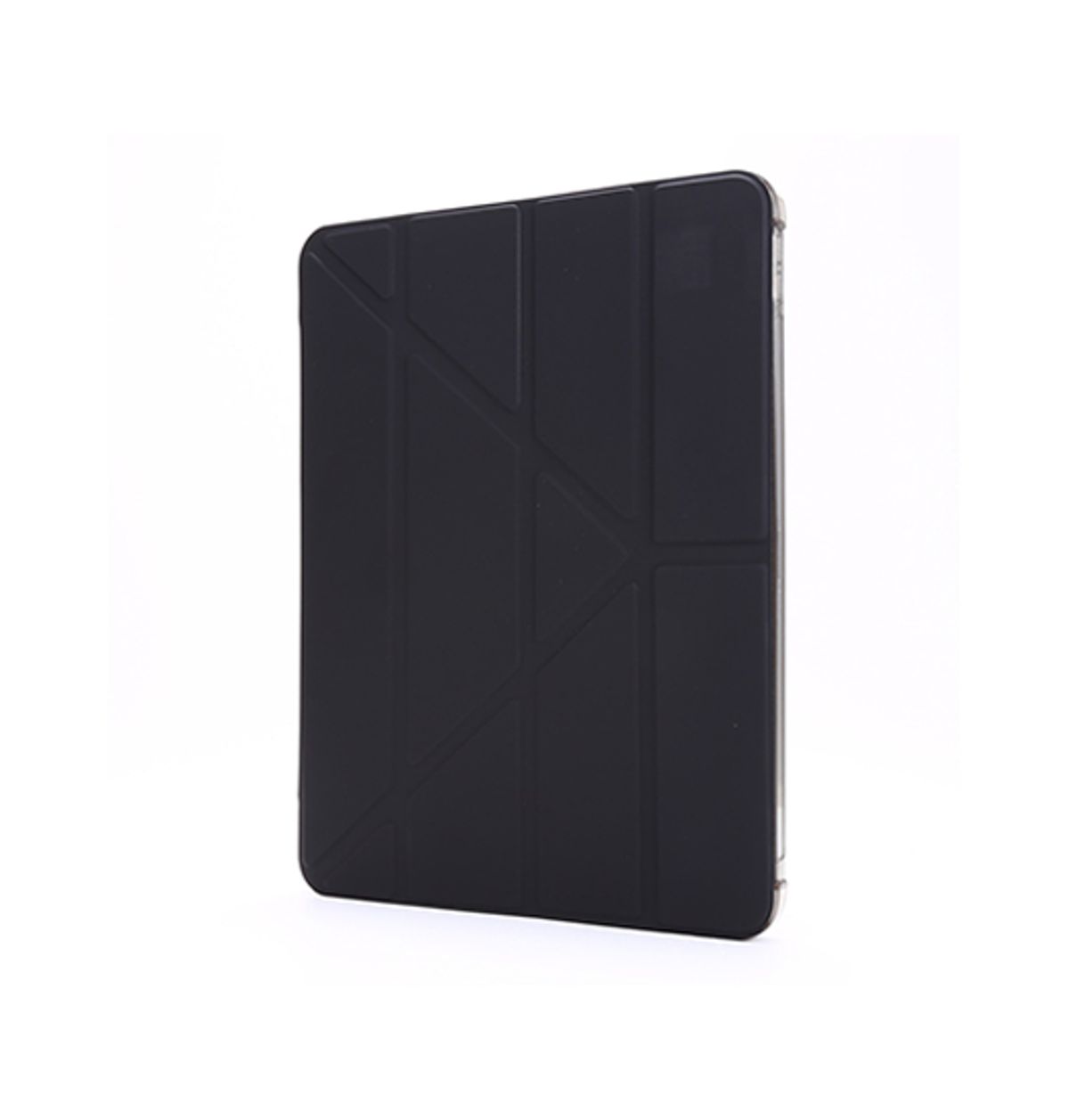 iPad Pro 11" (2022/2021) - Orgami Trifold Læder Cover M. Stander - Sort