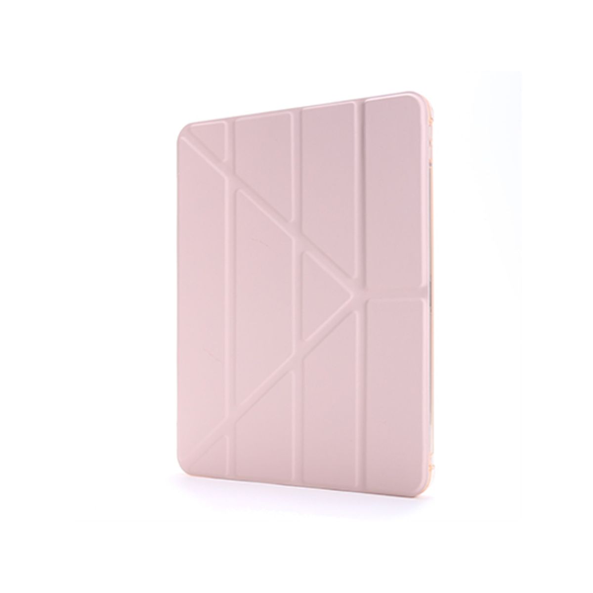 iPad Pro 12,9" (2022/2021) - Orgami Trifold Læder Cover M. Stander - Rose