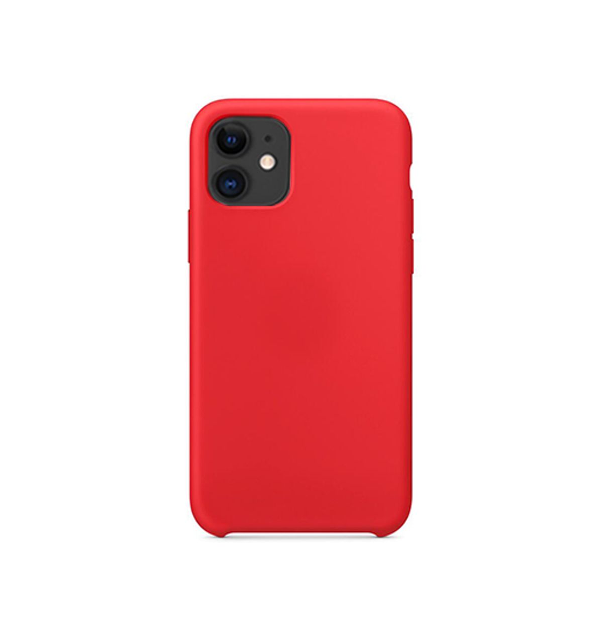 iPhone 11 - Deluxe&trade; Soft Touch Silikone Cover - Rød