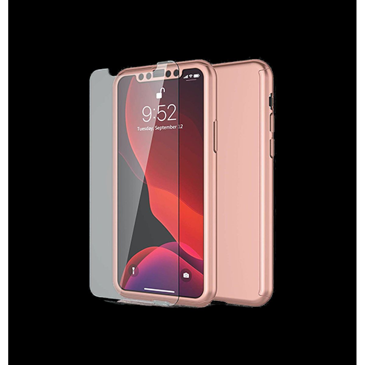 iPhone 11 Pro - Deux&trade; 360° Fuld Cover M. Beskyttelsesglas - Rose