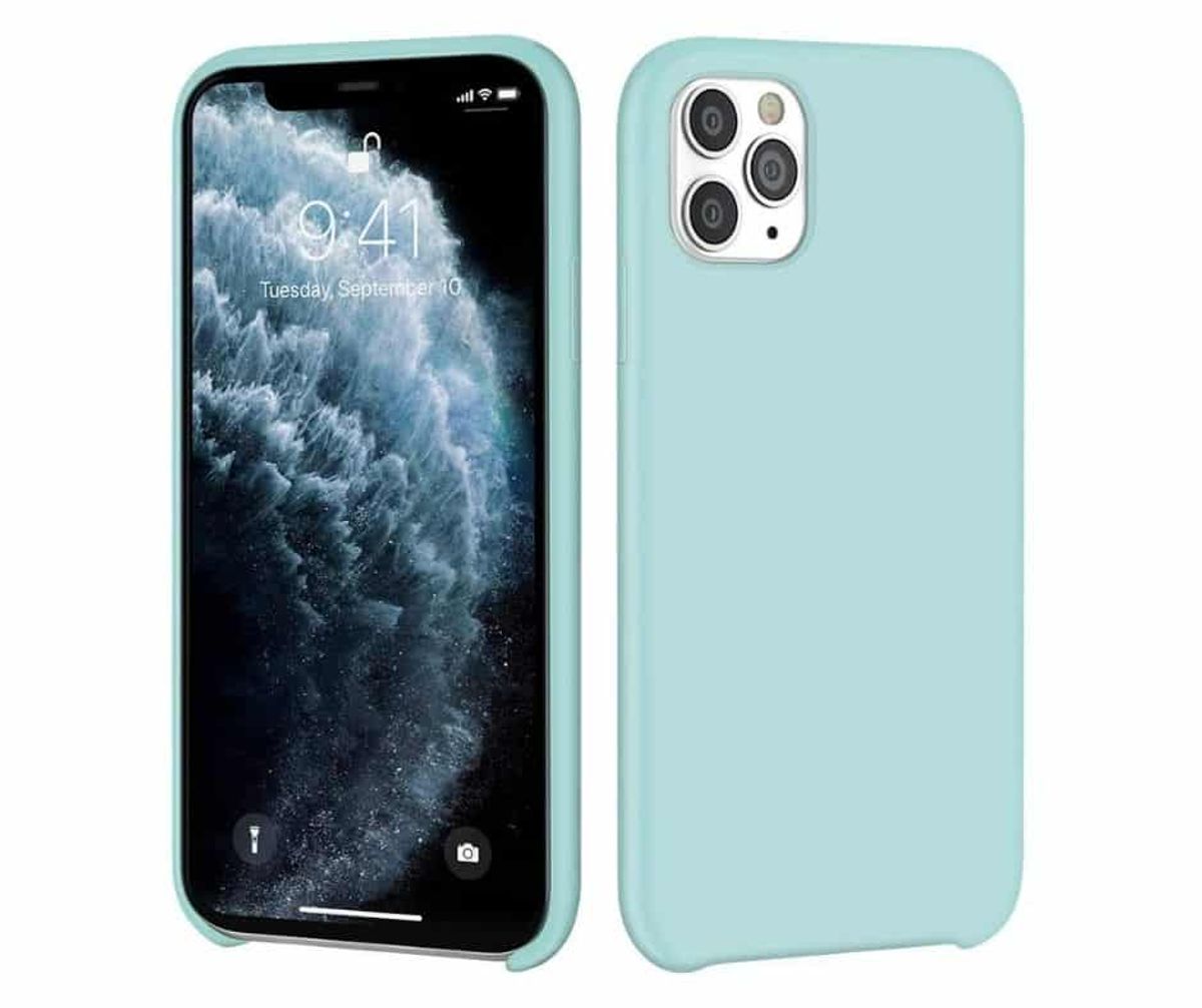 IPHONE 11 Pro LIQUID SILIKONE COVER - Light Mint - iHero