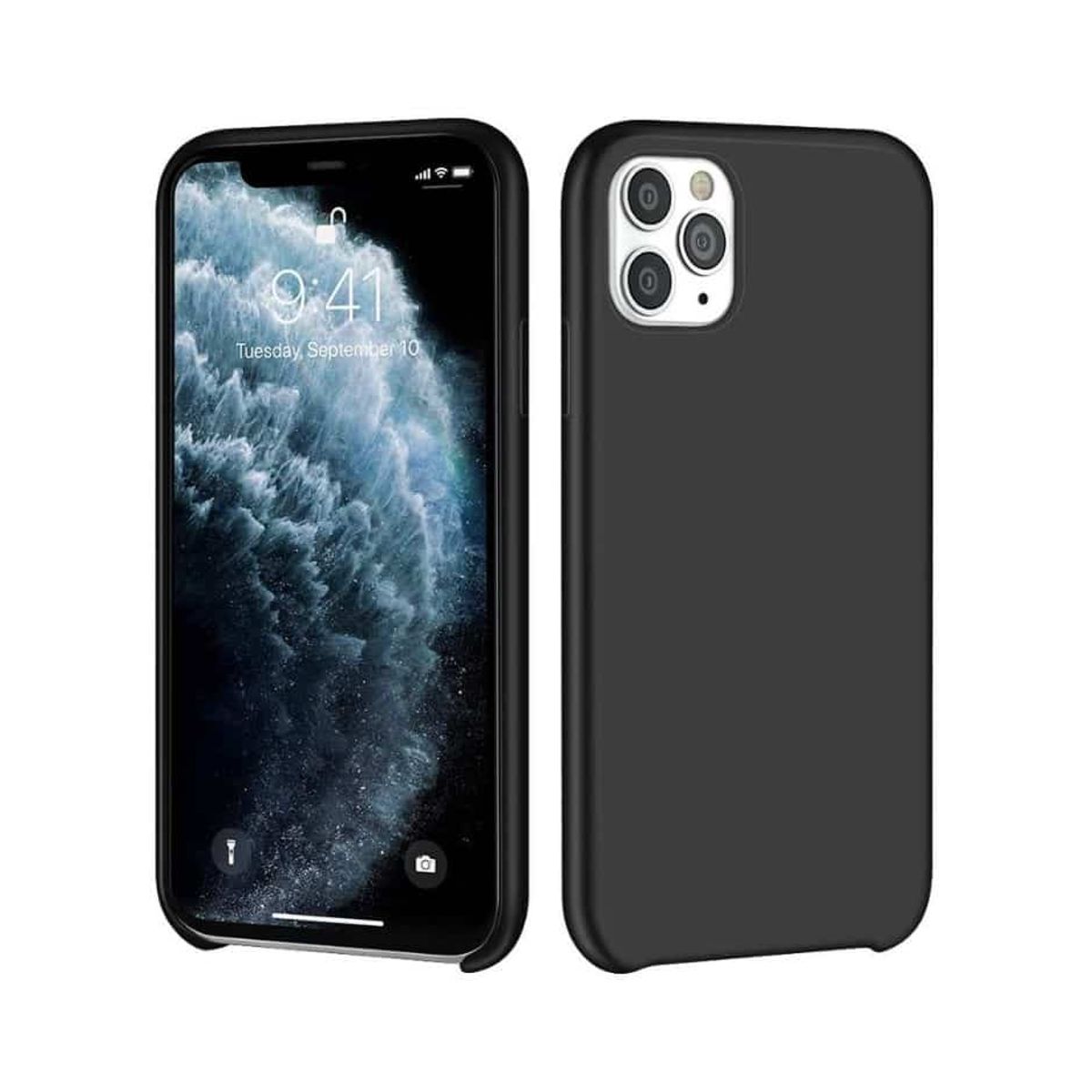 IPHONE 11 Pro LIQUID SILIKONE COVER - Sort - iHero