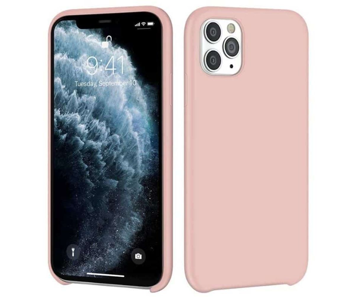 IPHONE 11 Pro Max LIQUID SILIKONE COVER - Pink - iHero