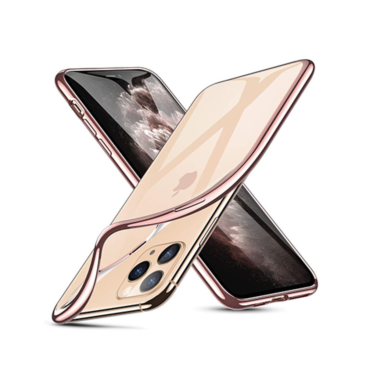 iPhone 11 Pro Max - Valkyrie Silikone Hybrid Cover - RoseGuld