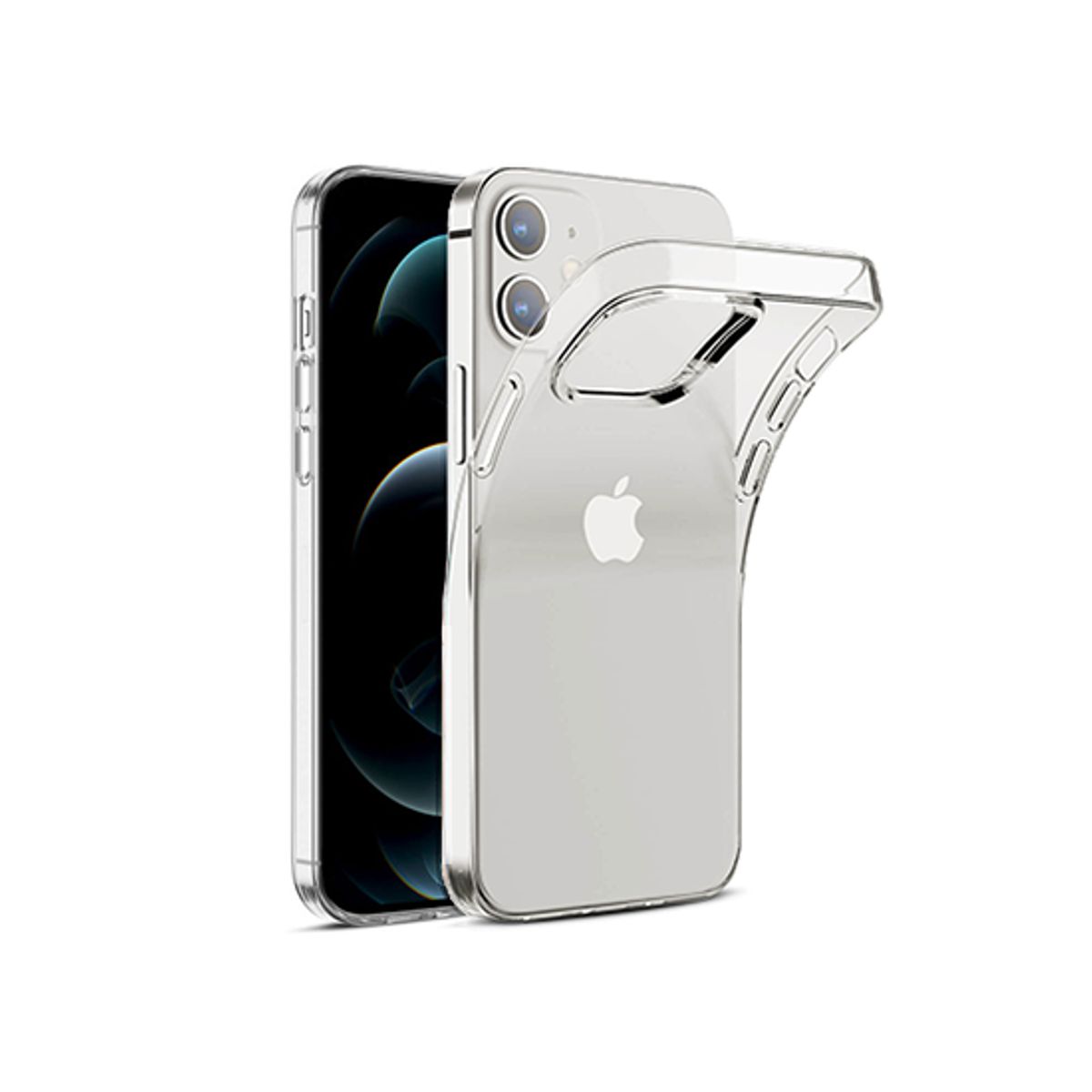 iPhone 12 Mini - DeLX&trade; Ultra Silikone Cover - Gennemsigtig