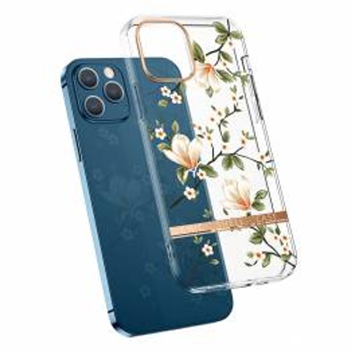 iPhone 13/14 cover med blomster - Magnolie