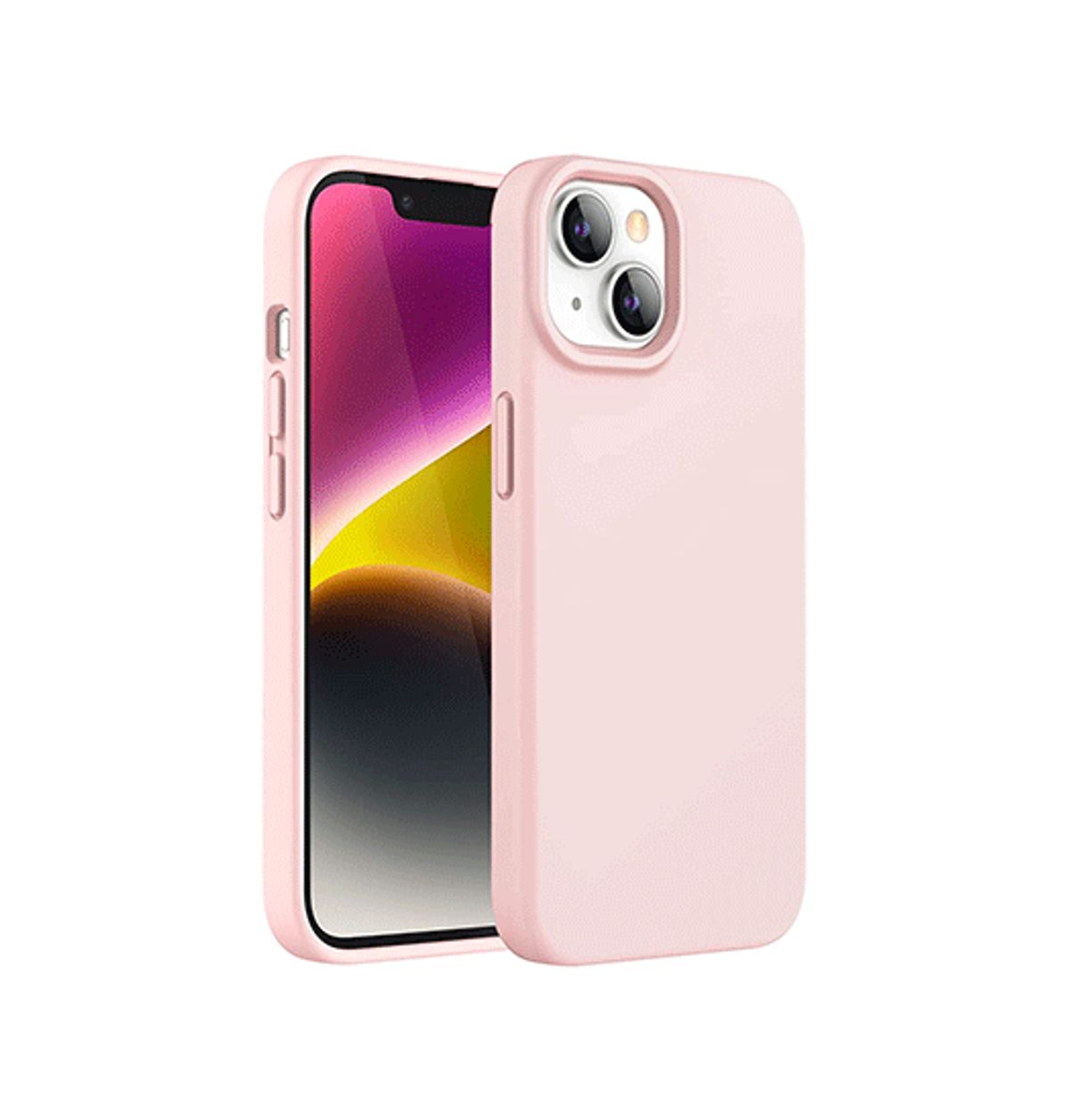 iPhone 13 - Deluxe&trade; Soft Touch Silikone Cover - Lyserød