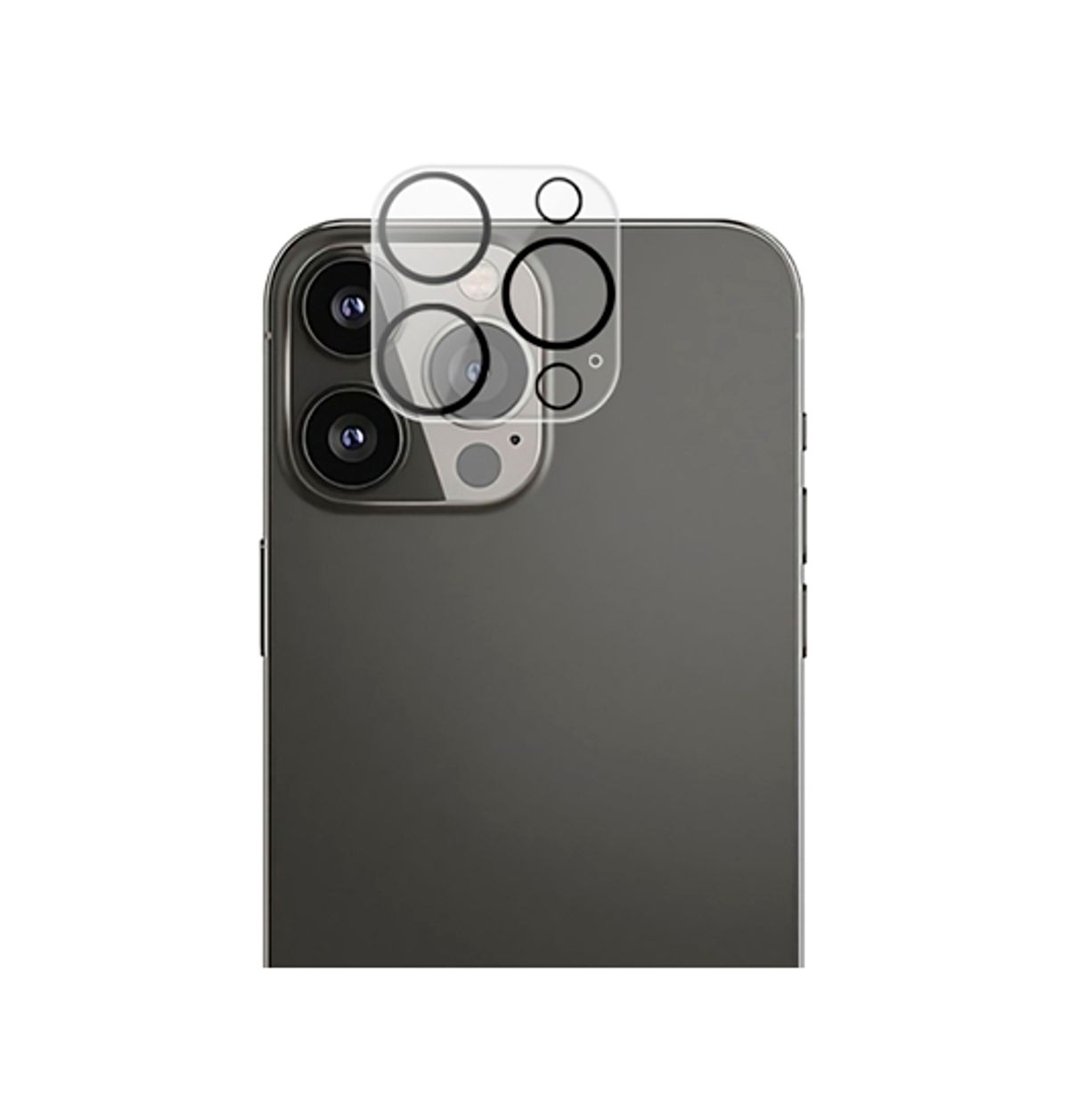 iPhone 13 Pro - MOCOLO&trade; Bagside Kamera Linse Beskyttelsesglas - Sort