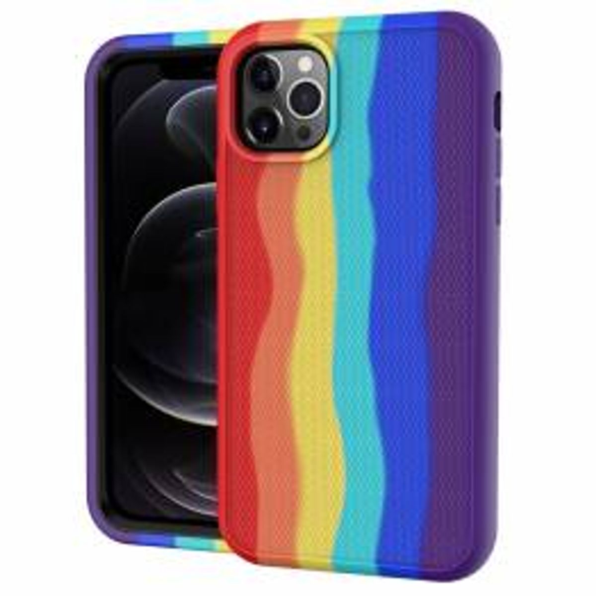 iPhone 13 Pro silikone cover 6,1" - Rainbow