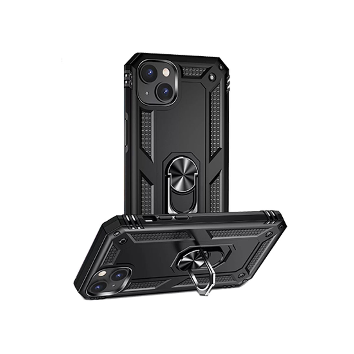 iPhone 14 Plus - NX Pro&trade; Armor Cover m. Ring Holder - Sort