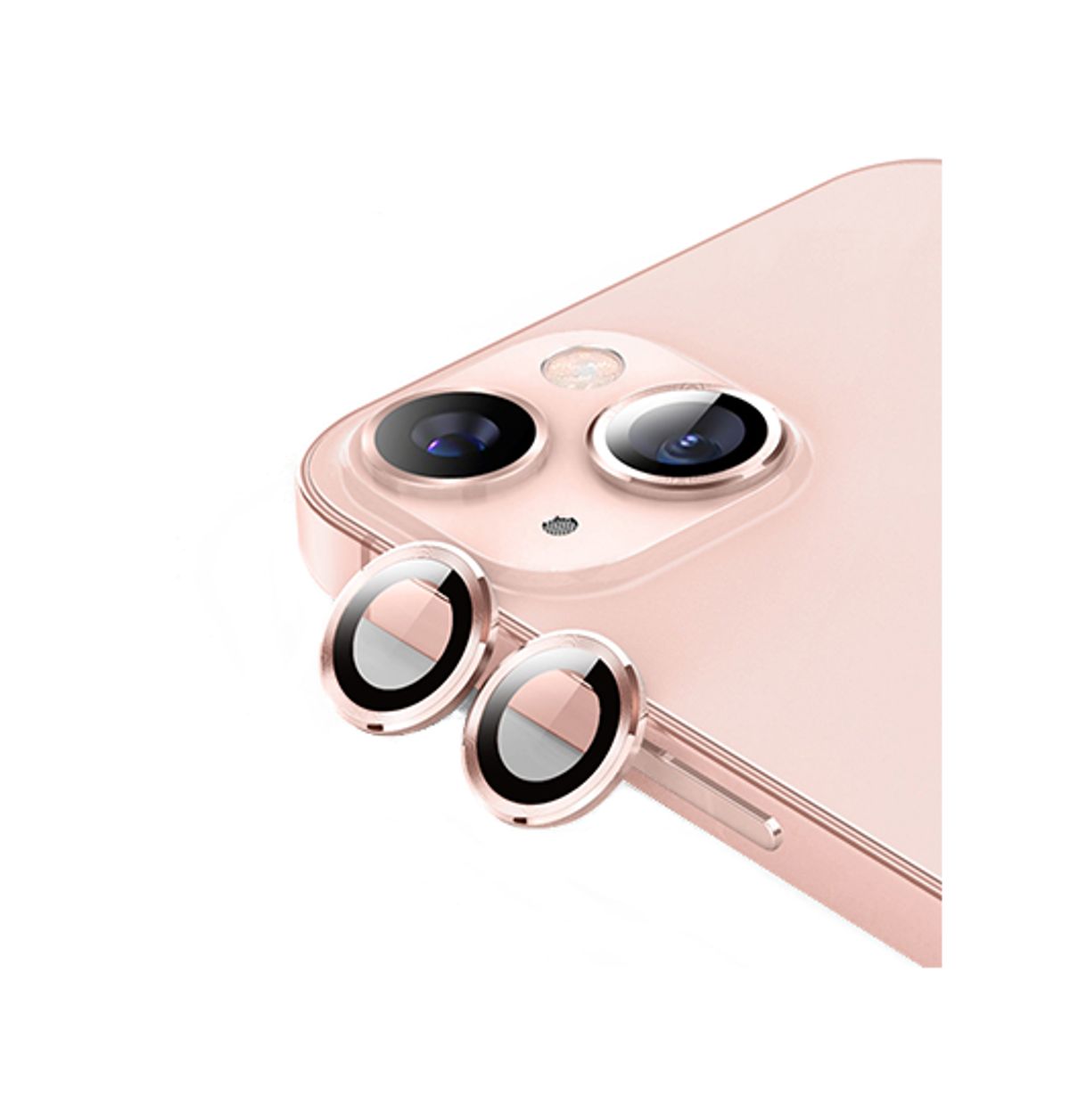 iPhone 15 Plus - Enkay&trade; Kameralinse Beskyttelseglas - Rosa