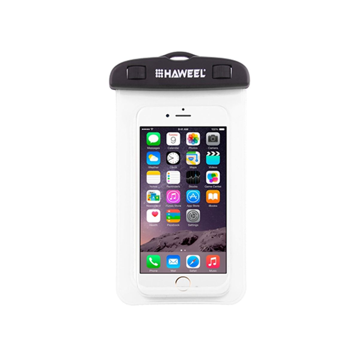 iPhone 15 Plus - HAWEEL&trade; Vandtæt Mobilpose til iPhone/Android - Transparent