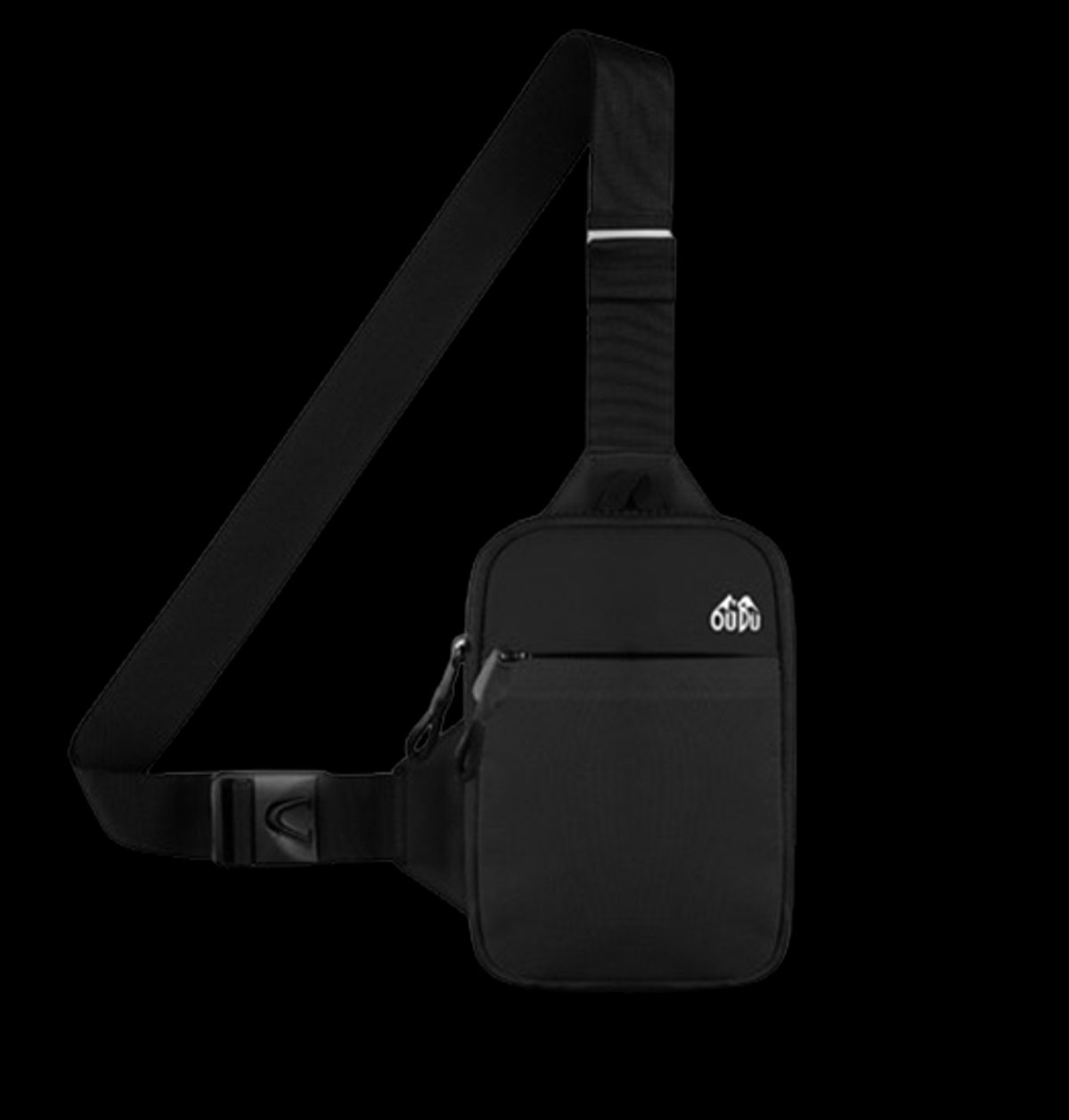 iPhone 15 Pro - CarrySmart&trade; Crossbody Skuldertaske til Mobil - Sort