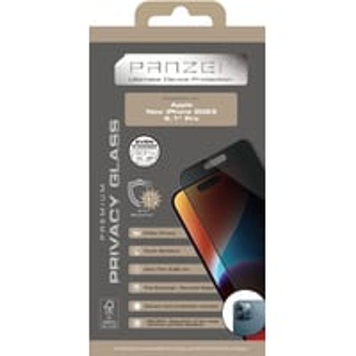 iPhone 15 Pro Full-Fit Privacy Glass 2-way