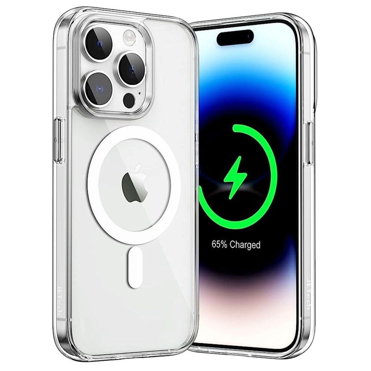 iPhone 15 Pro - Ultraklar Magnetisk Hybrid cover - Magsafe kompatibel