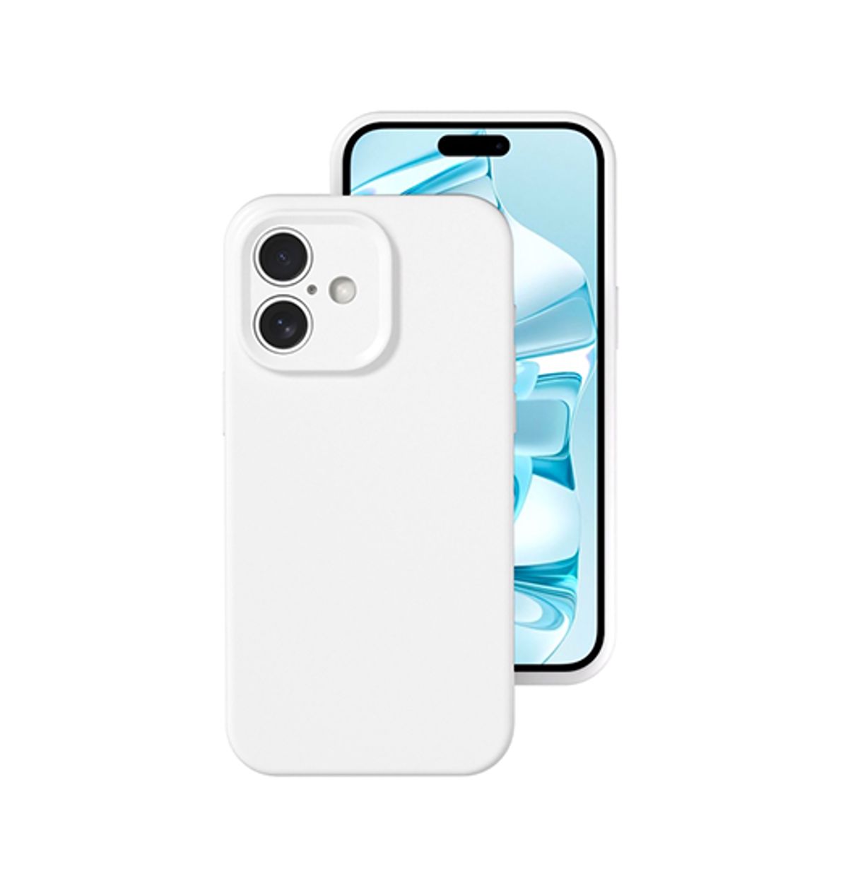 iPhone 16 Plus - Deluxe&trade; Jelly Silikone Cover - Hvid