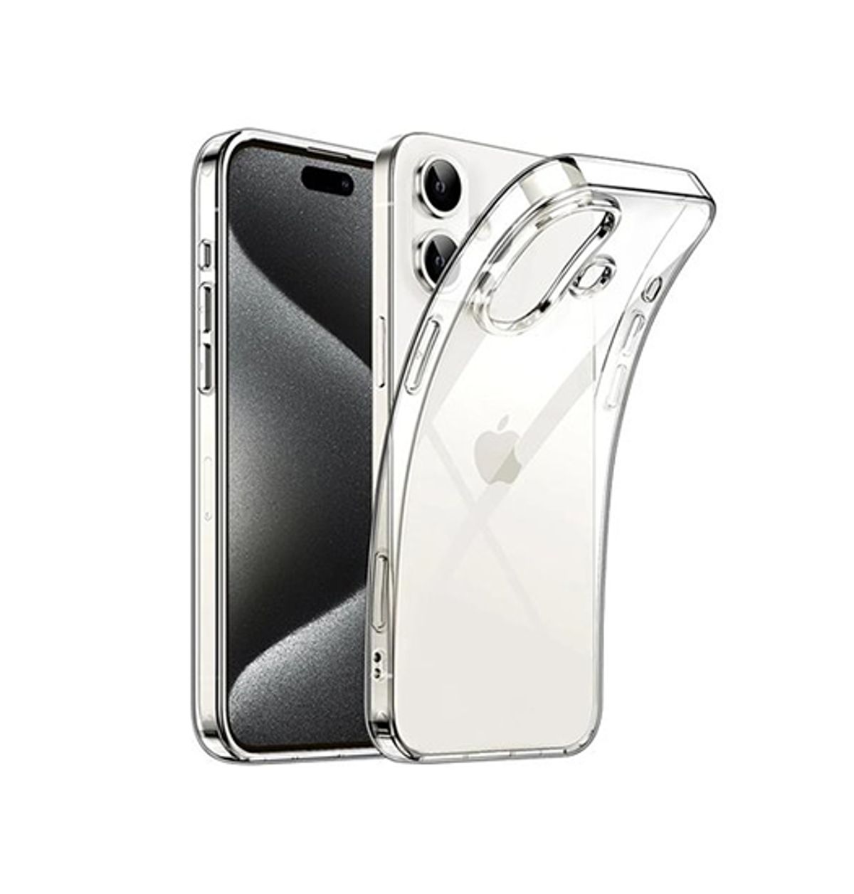 iPhone 16 Plus - DeLX&trade; Ultra Silikone Cover - Gennemsigtig