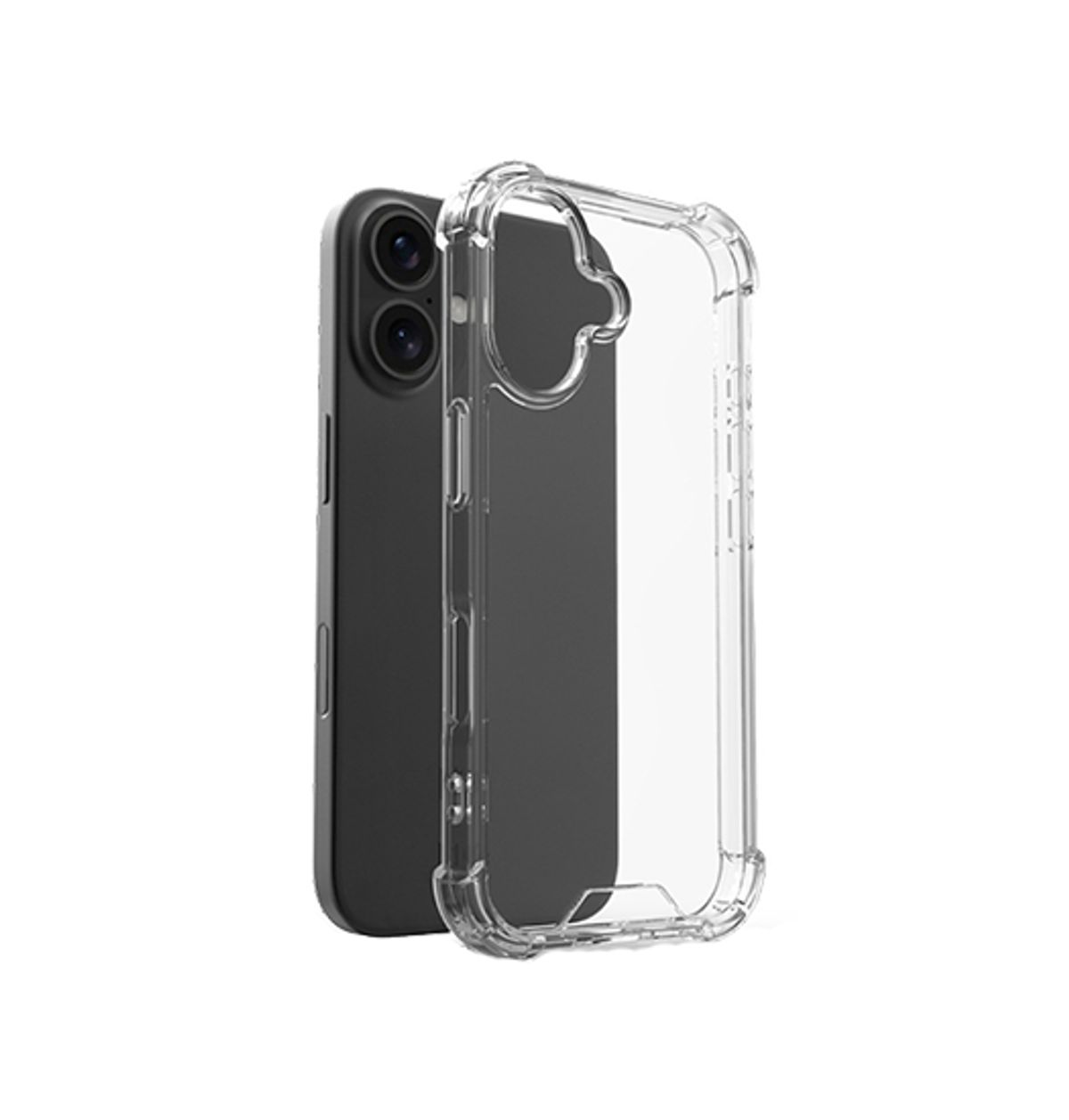 iPhone 16 Plus - ENKAY&trade; Silent Stødsikker Silikone Cover - Klar